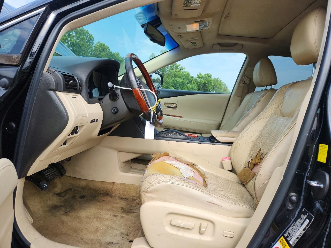 2010 Lexus Rx 450h Black vin: JTJBC1BA8A2010290
