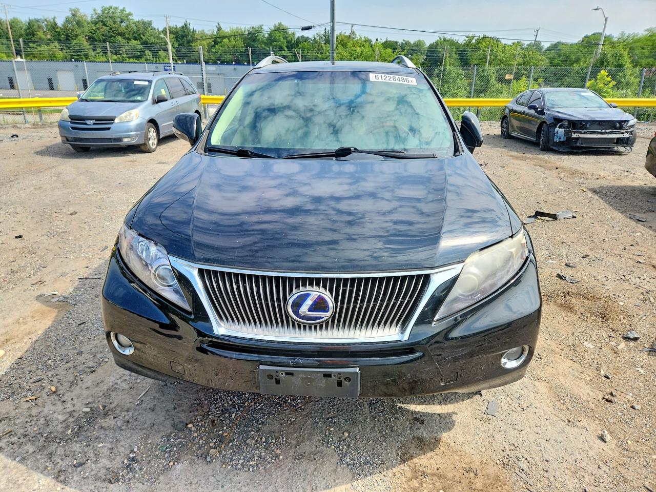 2010 Lexus Rx 450h Black vin: JTJBC1BA8A2010290