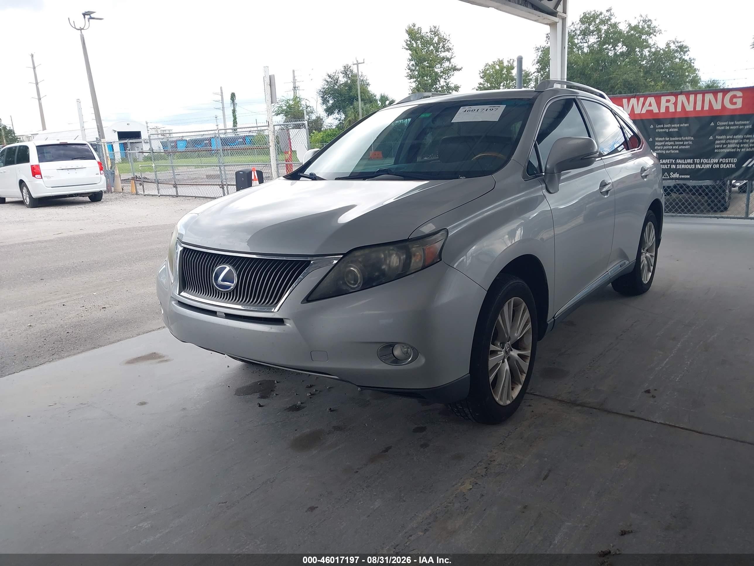 2010 Lexus Rx 450h   Silver vin: JTJBC1BA8A2028630