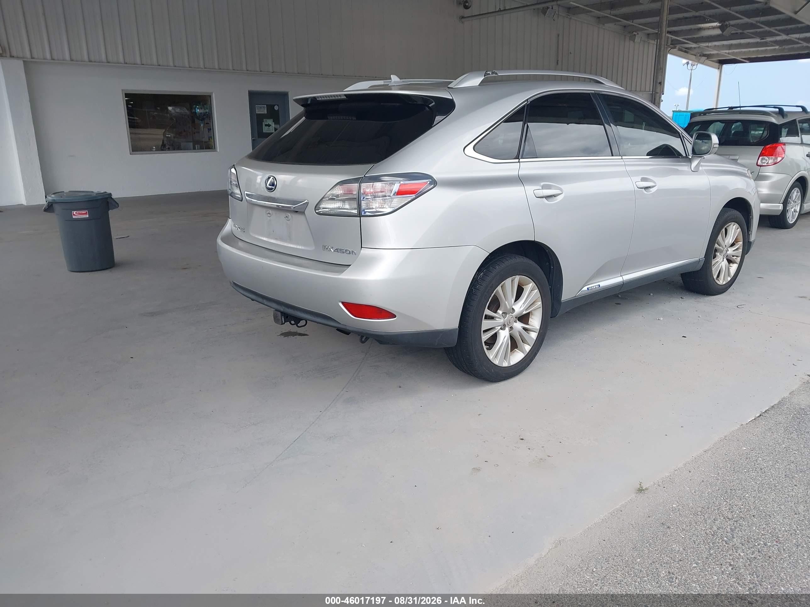 2010 Lexus Rx 450h   Silver vin: JTJBC1BA8A2028630