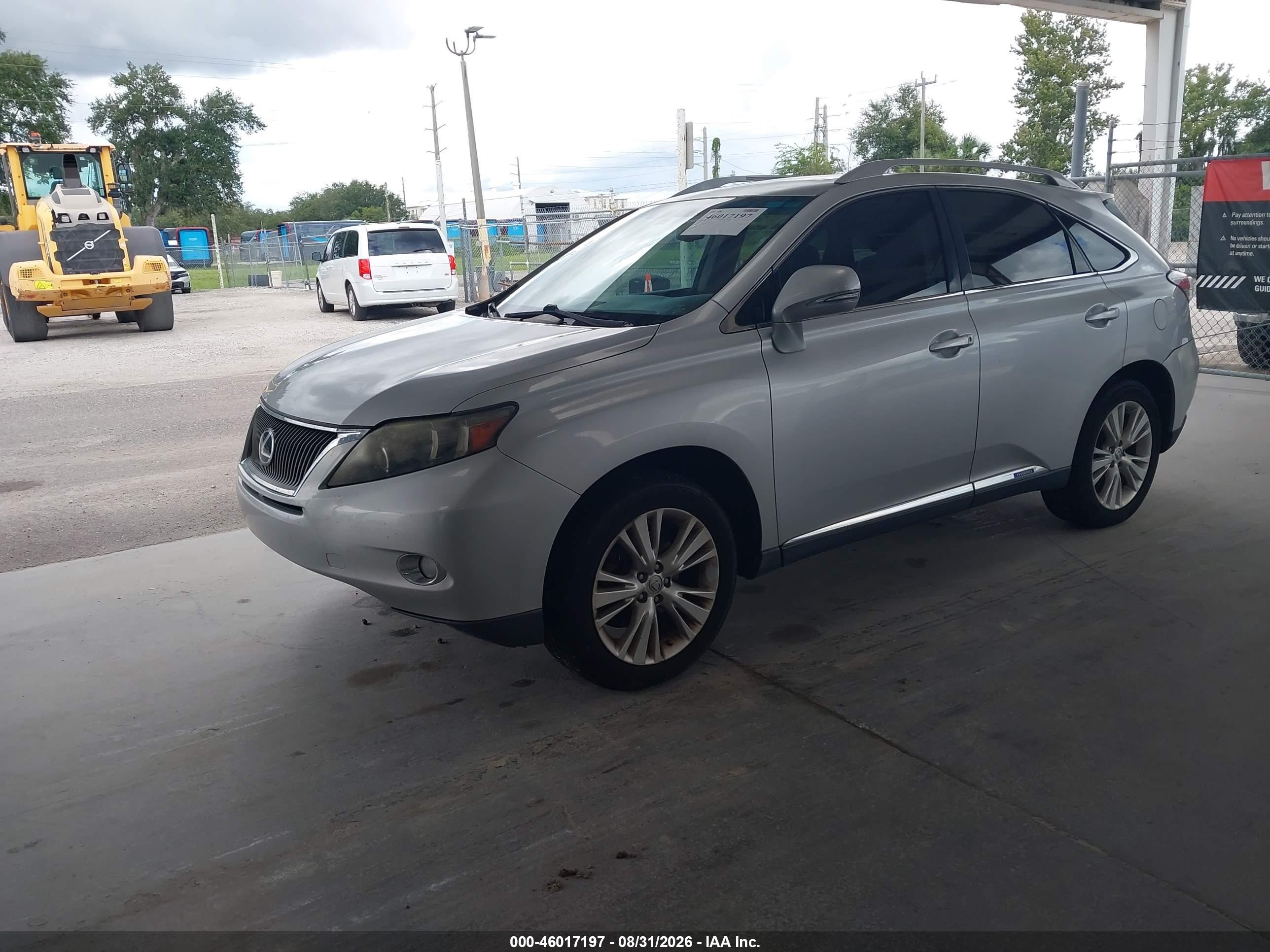2010 Lexus Rx 450h   Silver vin: JTJBC1BA8A2028630