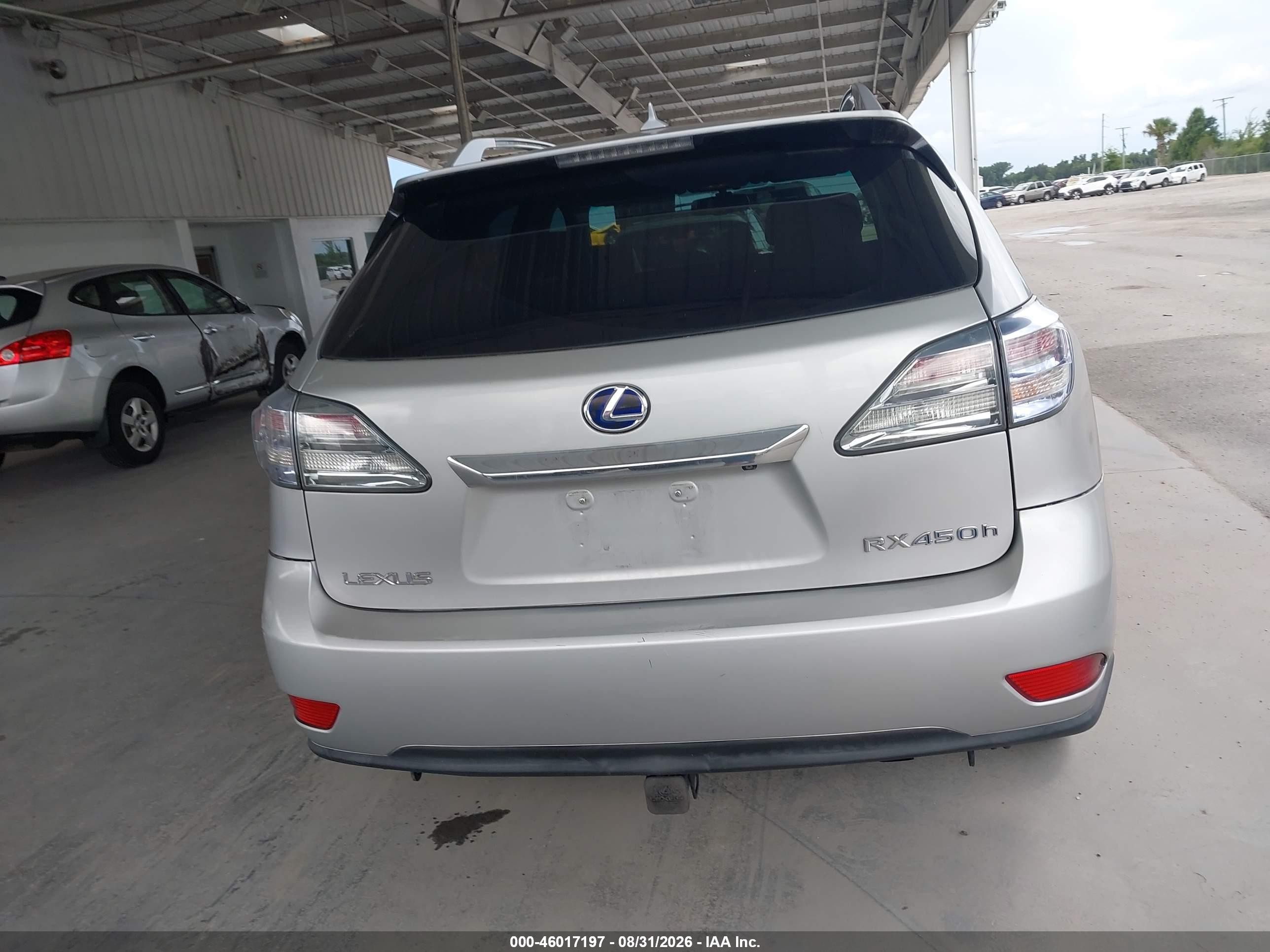 2010 Lexus Rx 450h   Silver vin: JTJBC1BA8A2028630