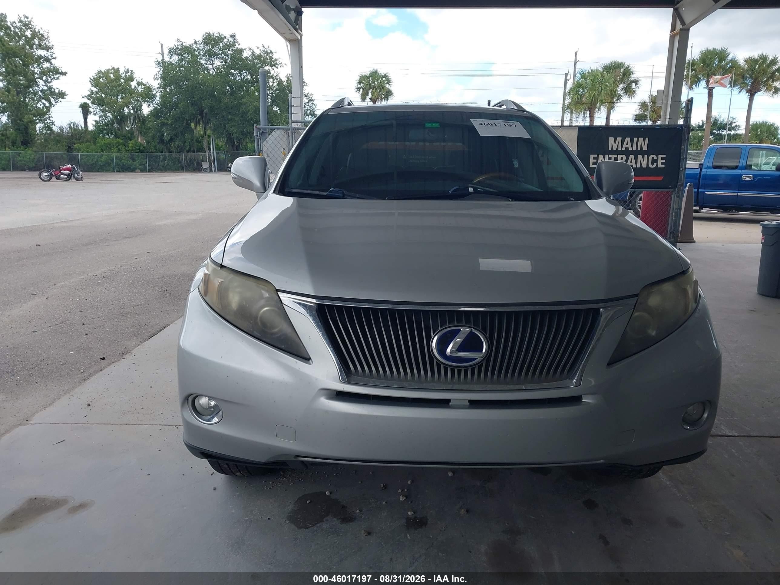 2010 Lexus Rx 450h   Silver vin: JTJBC1BA8A2028630