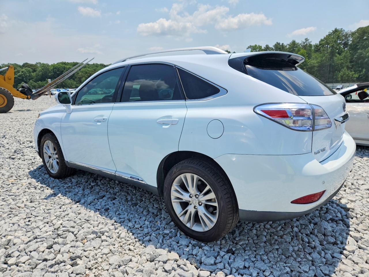 2010 Lexus Rx 450h White vin: JTJBC1BA8A2403318