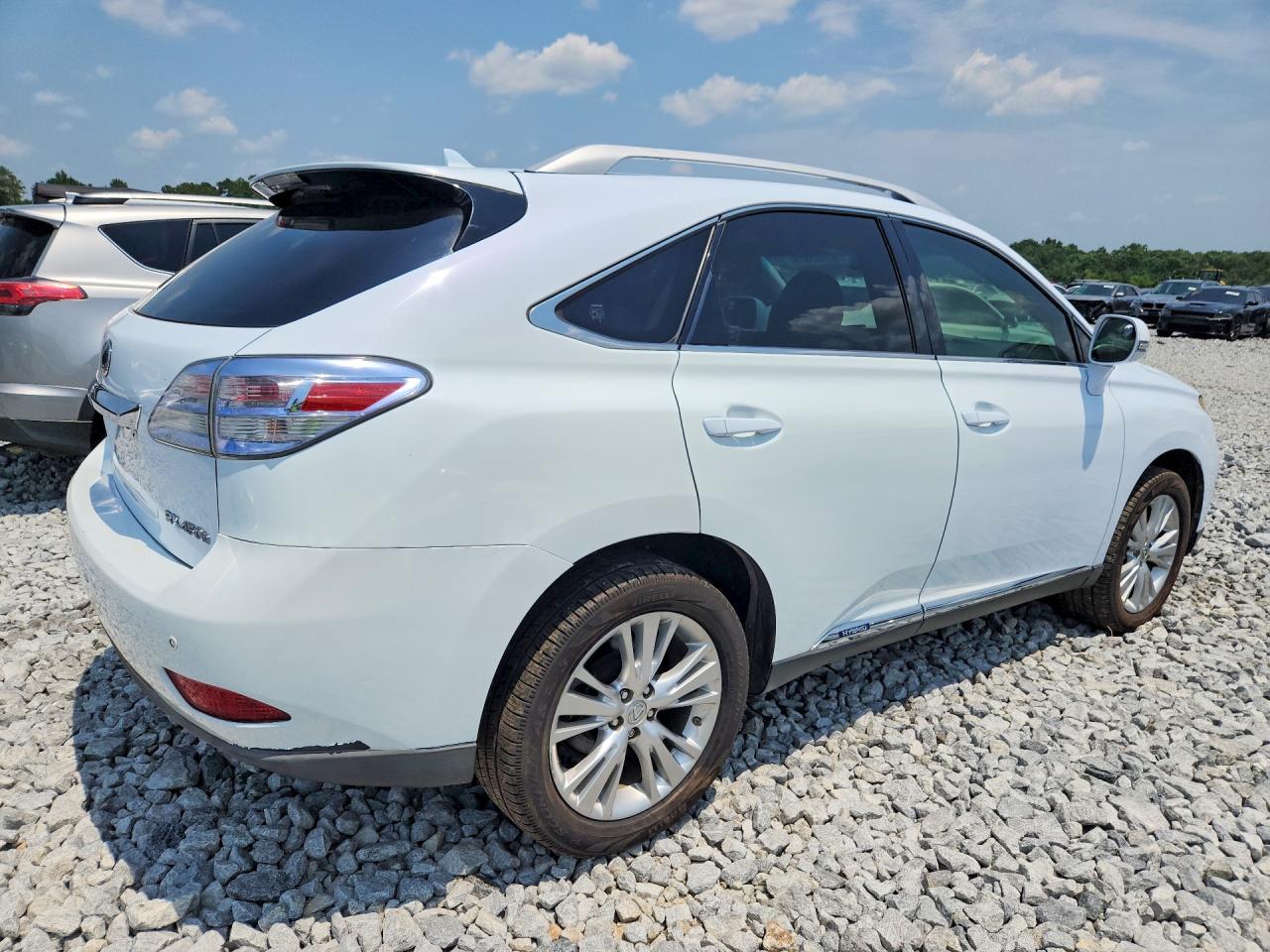 2010 Lexus Rx 450h White vin: JTJBC1BA8A2403318