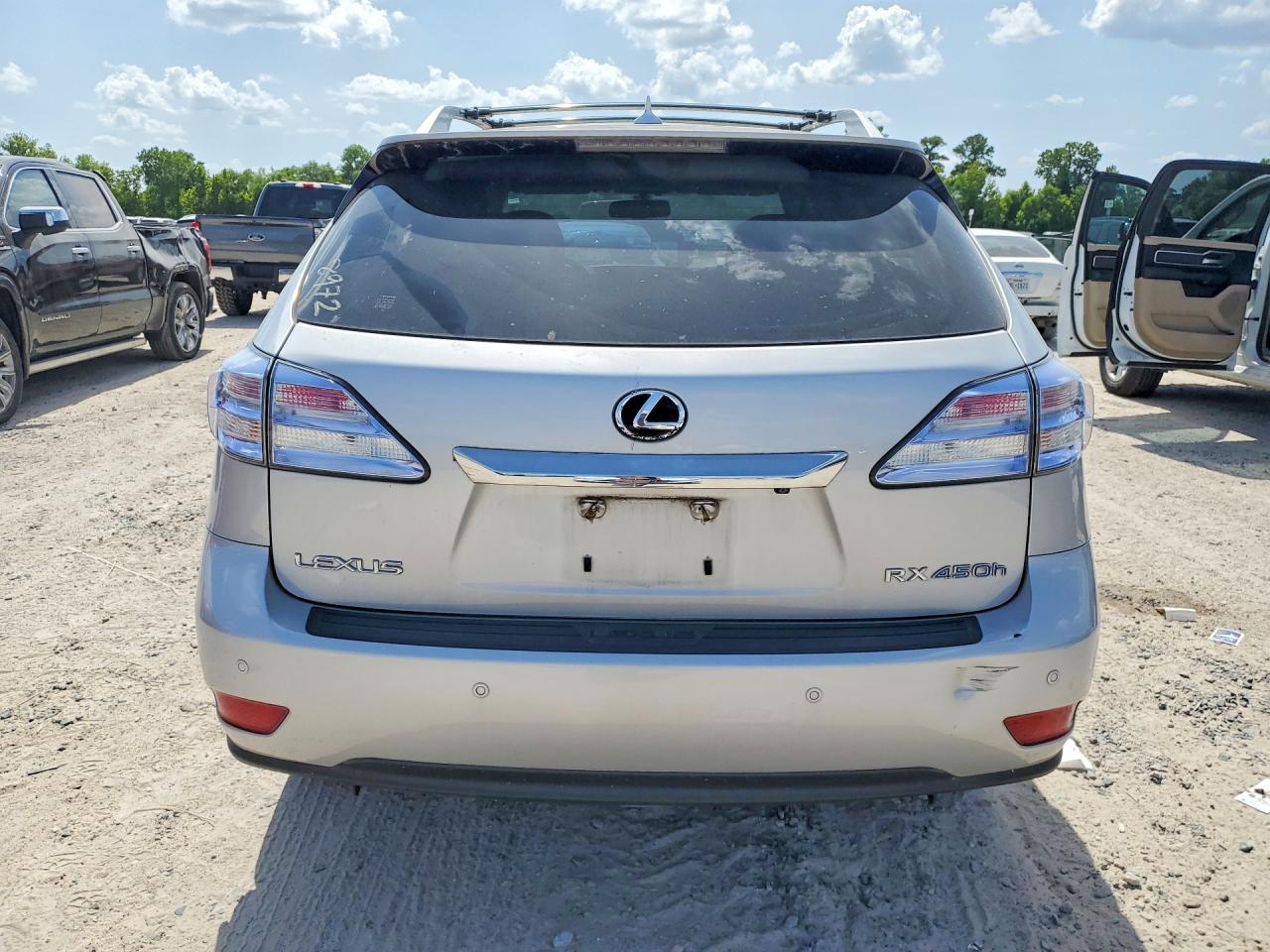 2010 Lexus Rx 450h Silver vin: JTJBC1BA8A2408972