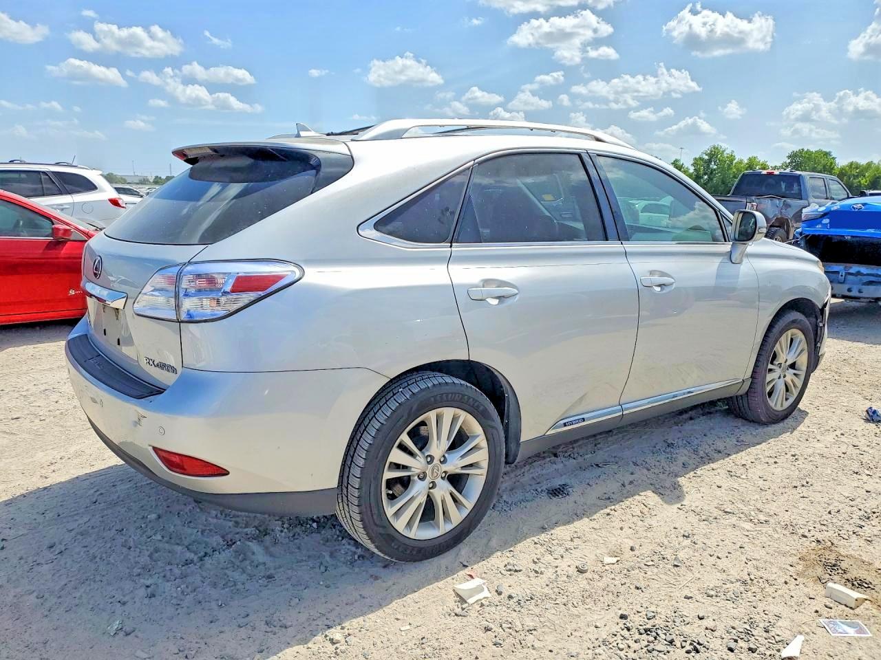 2010 Lexus Rx 450h Silver vin: JTJBC1BA8A2408972