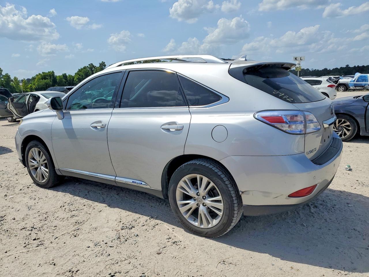 2010 Lexus Rx 450h Silver vin: JTJBC1BA8A2408972