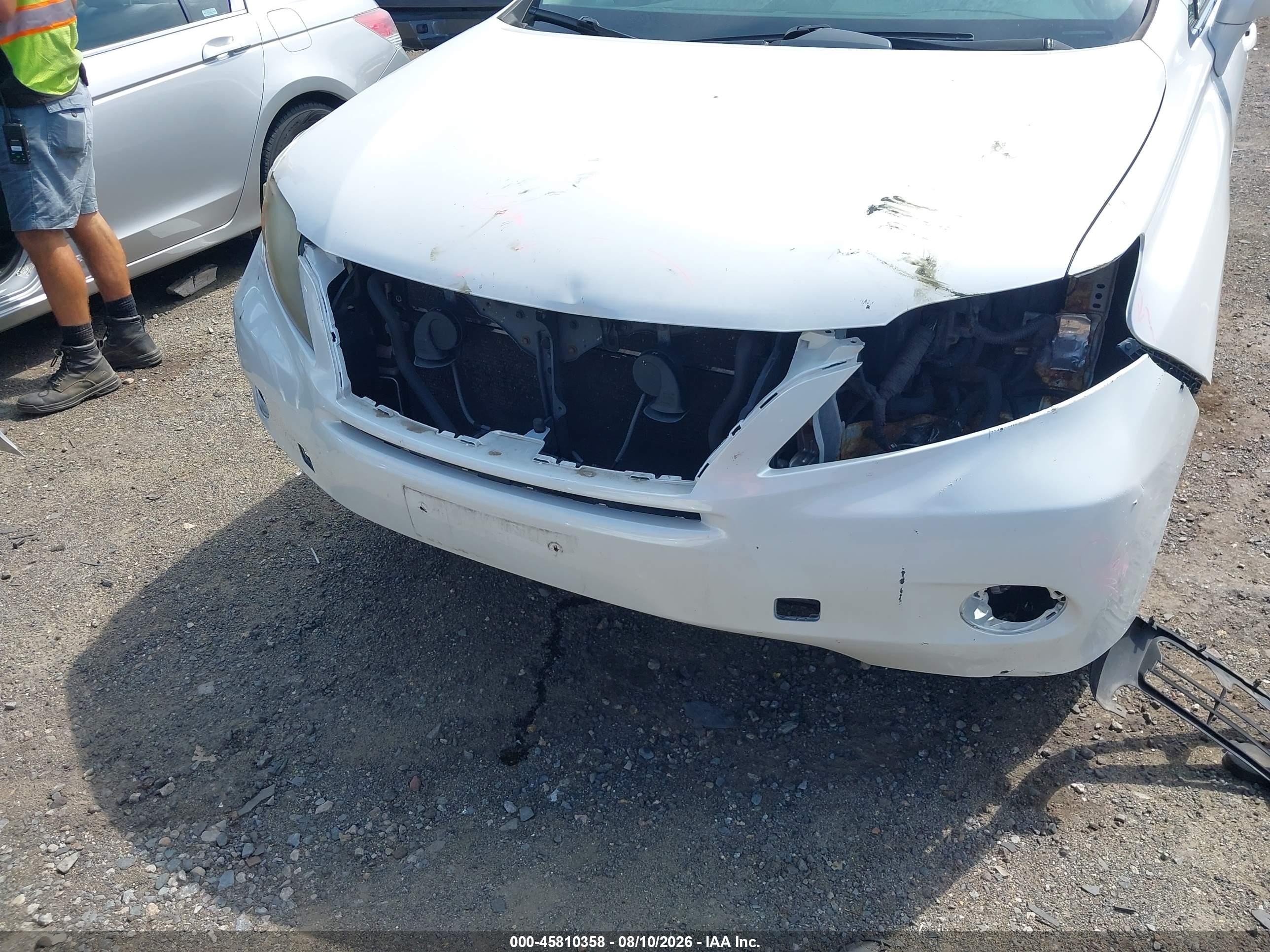 2010 Lexus Rx 450h White vin: JTJBC1BA8A2409250