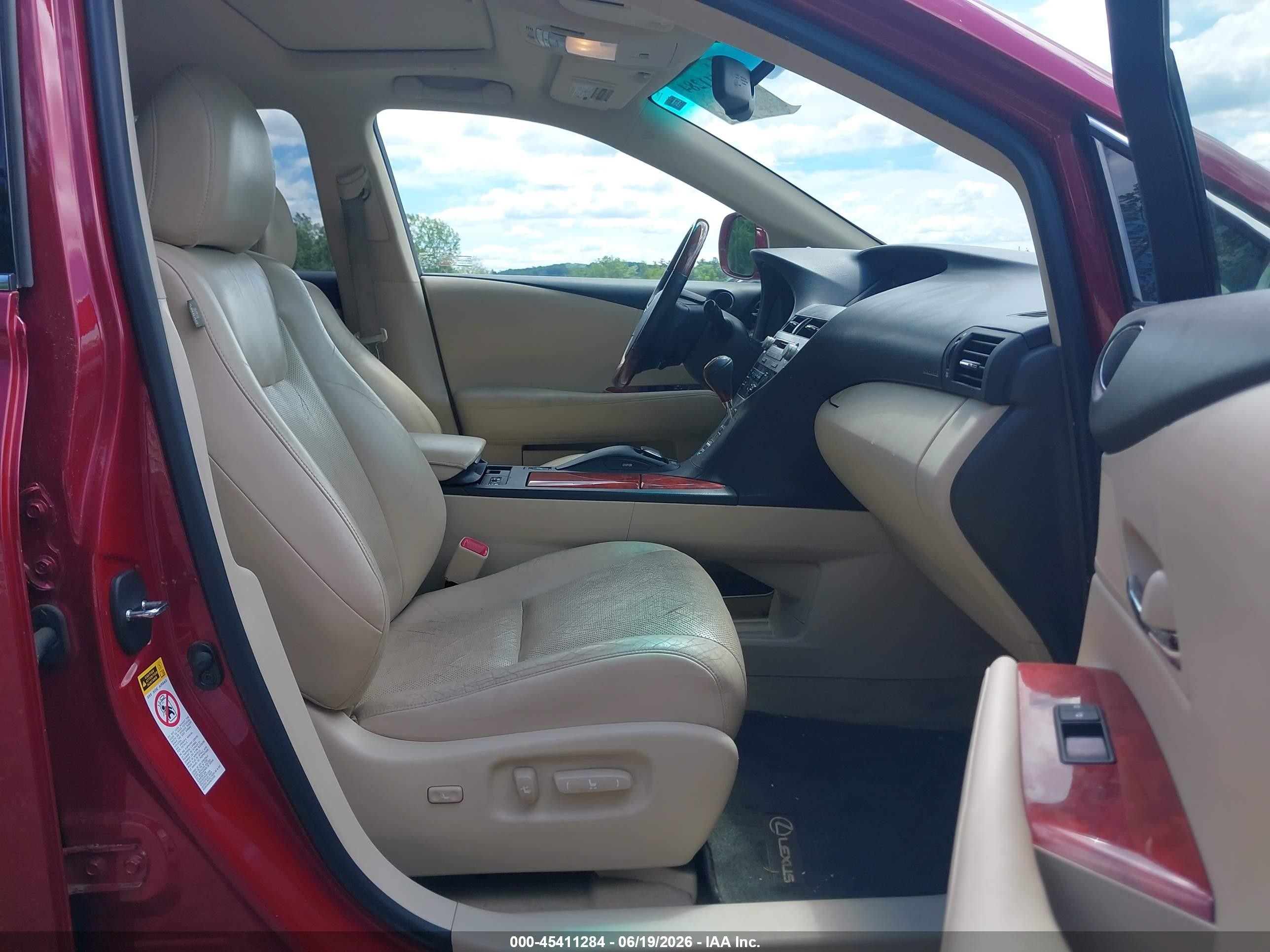 2010 Lexus Rx 450h   Red vin: JTJBC1BA8A2409796