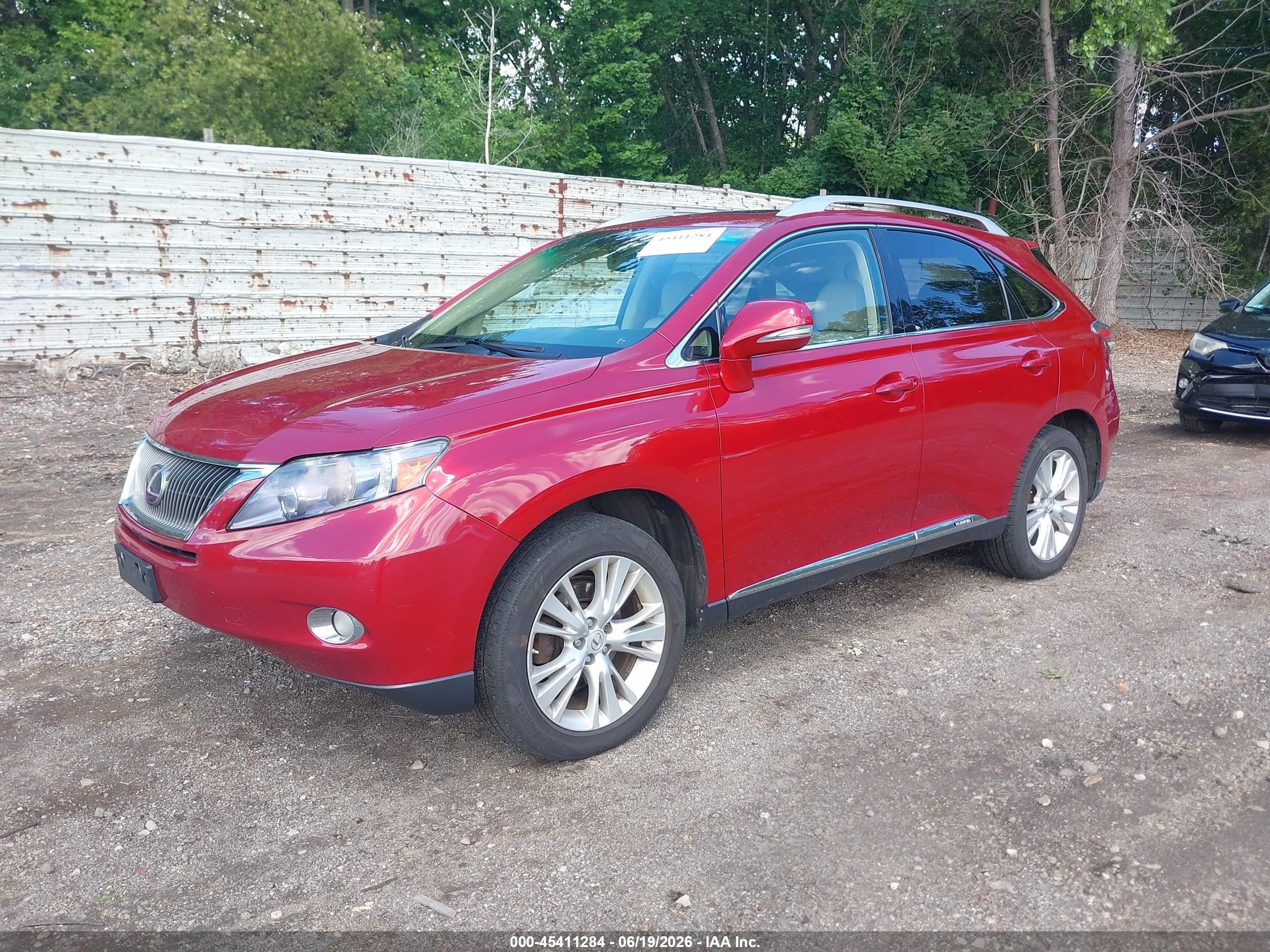 2010 Lexus Rx 450h   Red vin: JTJBC1BA8A2409796