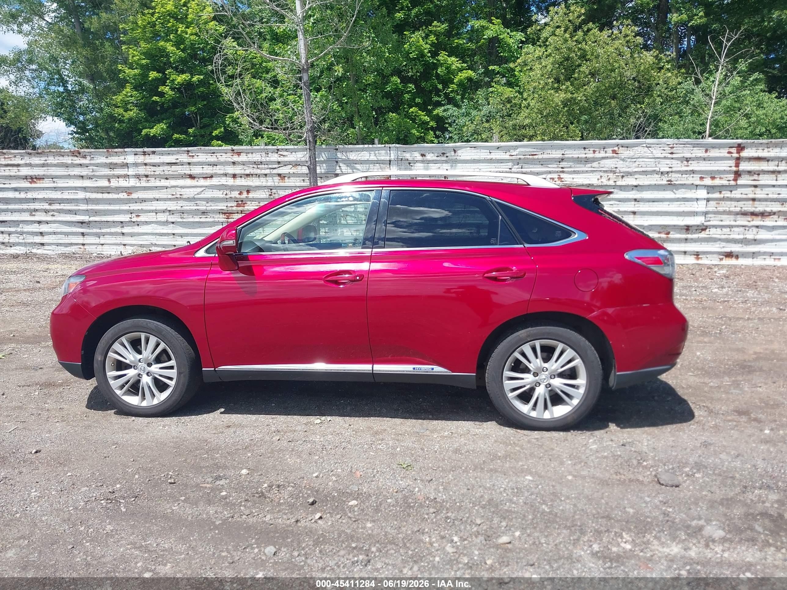 2010 Lexus Rx 450h   Red vin: JTJBC1BA8A2409796
