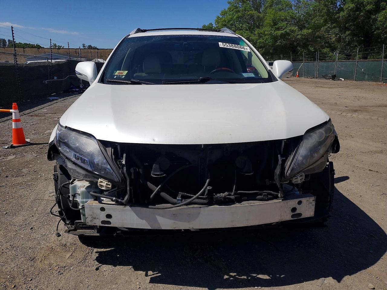 2011 Lexus Rx 450h White vin: JTJBC1BA8B2036258