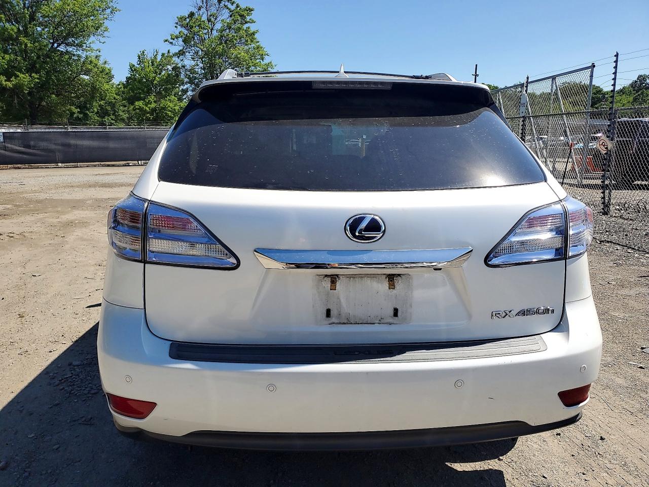 2011 Lexus Rx 450h White vin: JTJBC1BA8B2036258