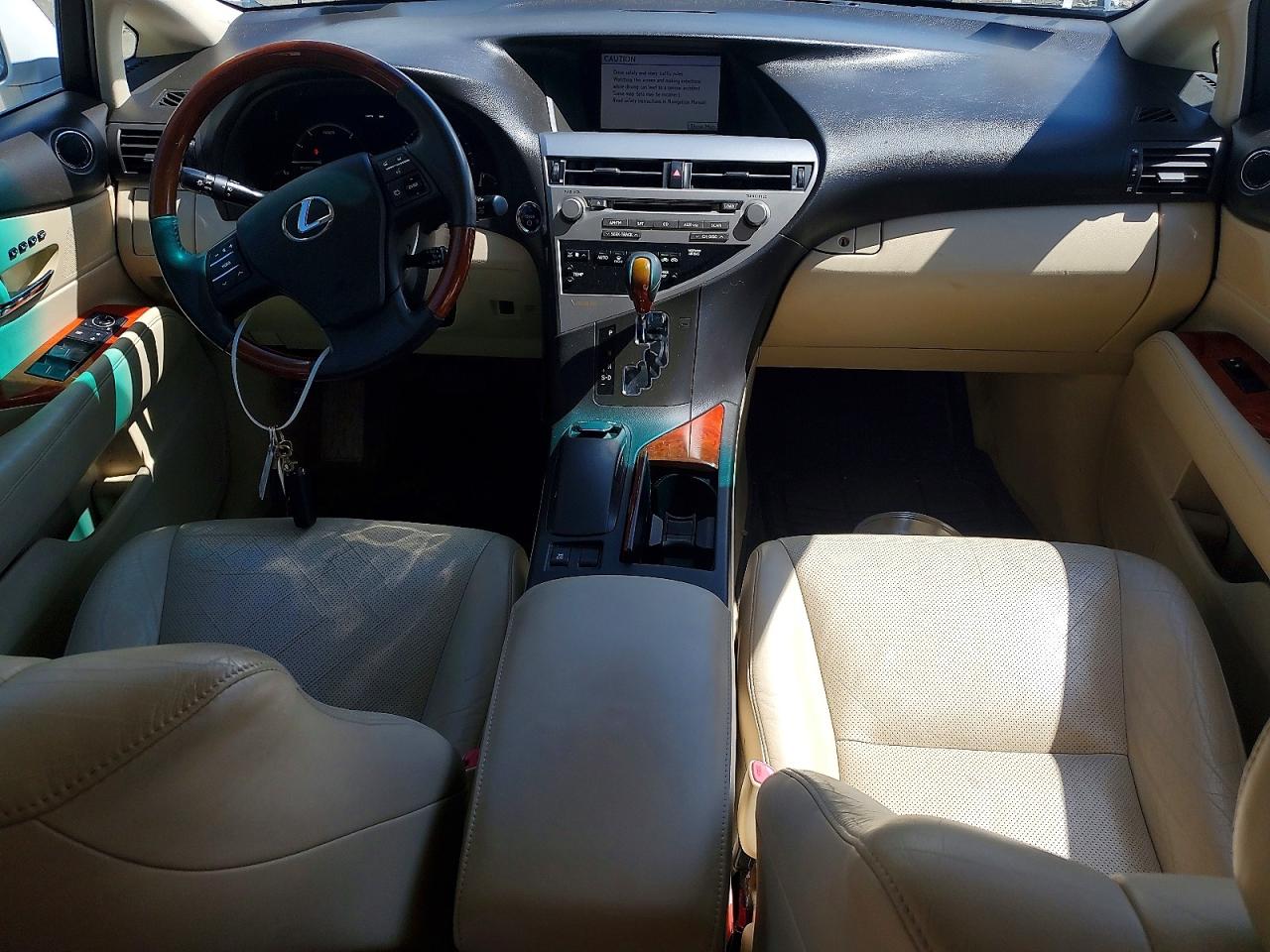2011 Lexus Rx 450h White vin: JTJBC1BA8B2036258