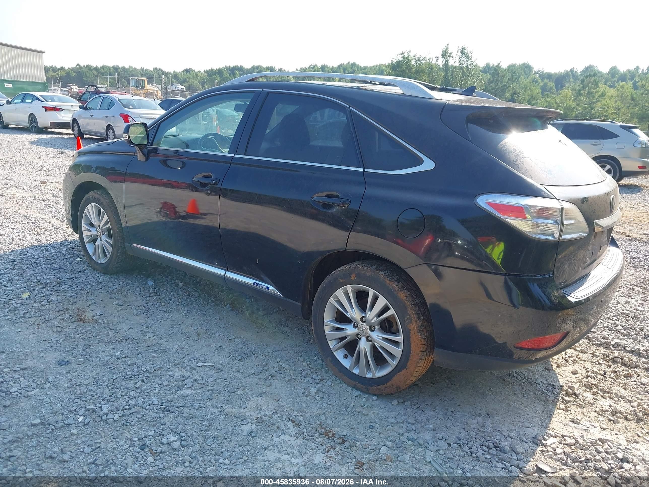 2011 Lexus Rx 450h   Black vin: JTJBC1BA8B2041864