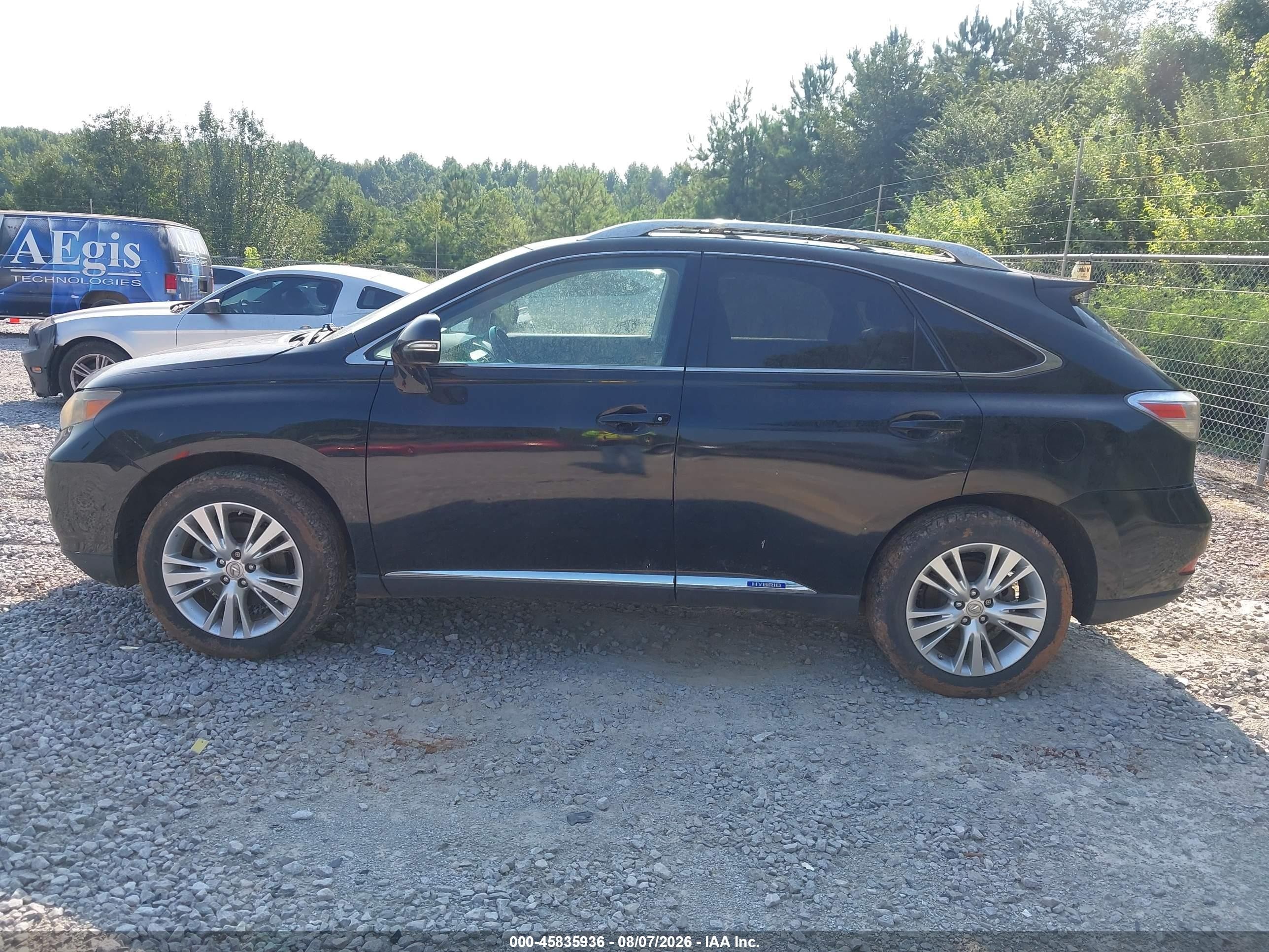 2011 Lexus Rx 450h   Black vin: JTJBC1BA8B2041864