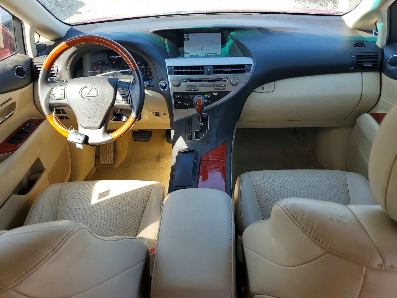 2011 Lexus Rx Red vin: JTJBC1BA8B2423134