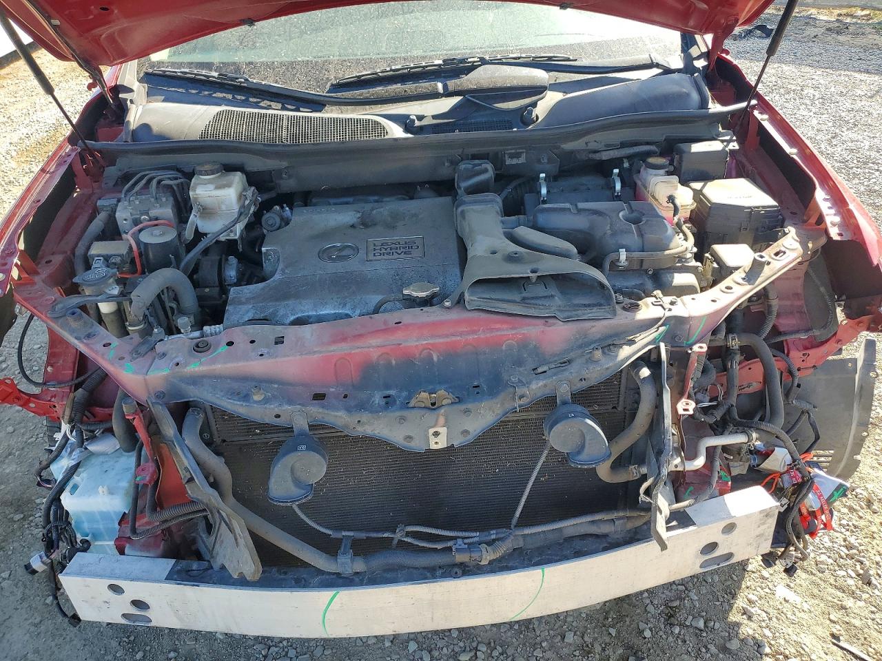2011 Lexus Rx Red vin: JTJBC1BA8B2423134