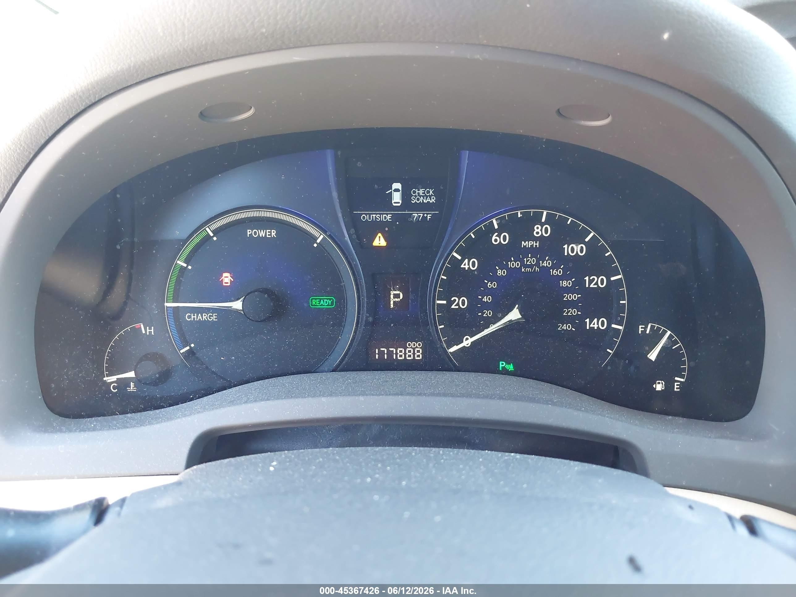 2012 Lexus Rx 450h Black vin: JTJBC1BA8C2049092