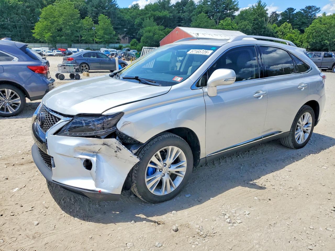 2012 Lexus Rx 450h Серебряный vin: JTJBC1BA8C2424513