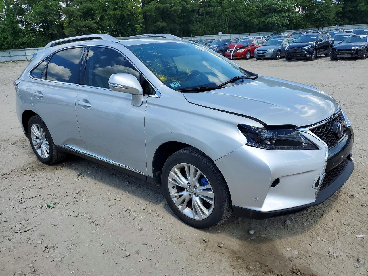 2012 Lexus Rx 450h Серебряный vin: JTJBC1BA8C2424513