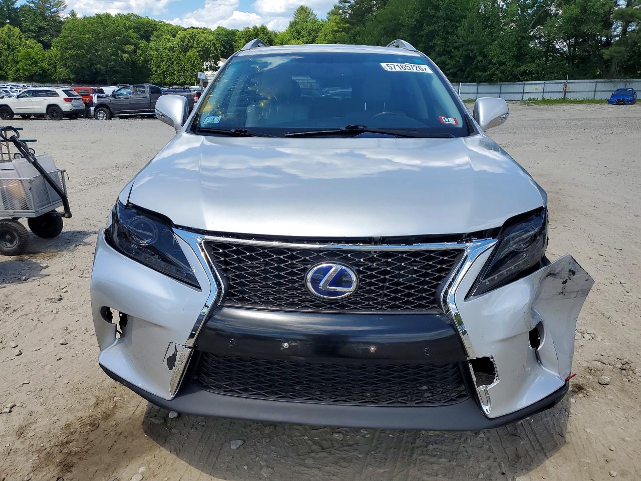 2012 Lexus Rx 450h Серебряный vin: JTJBC1BA8C2424513