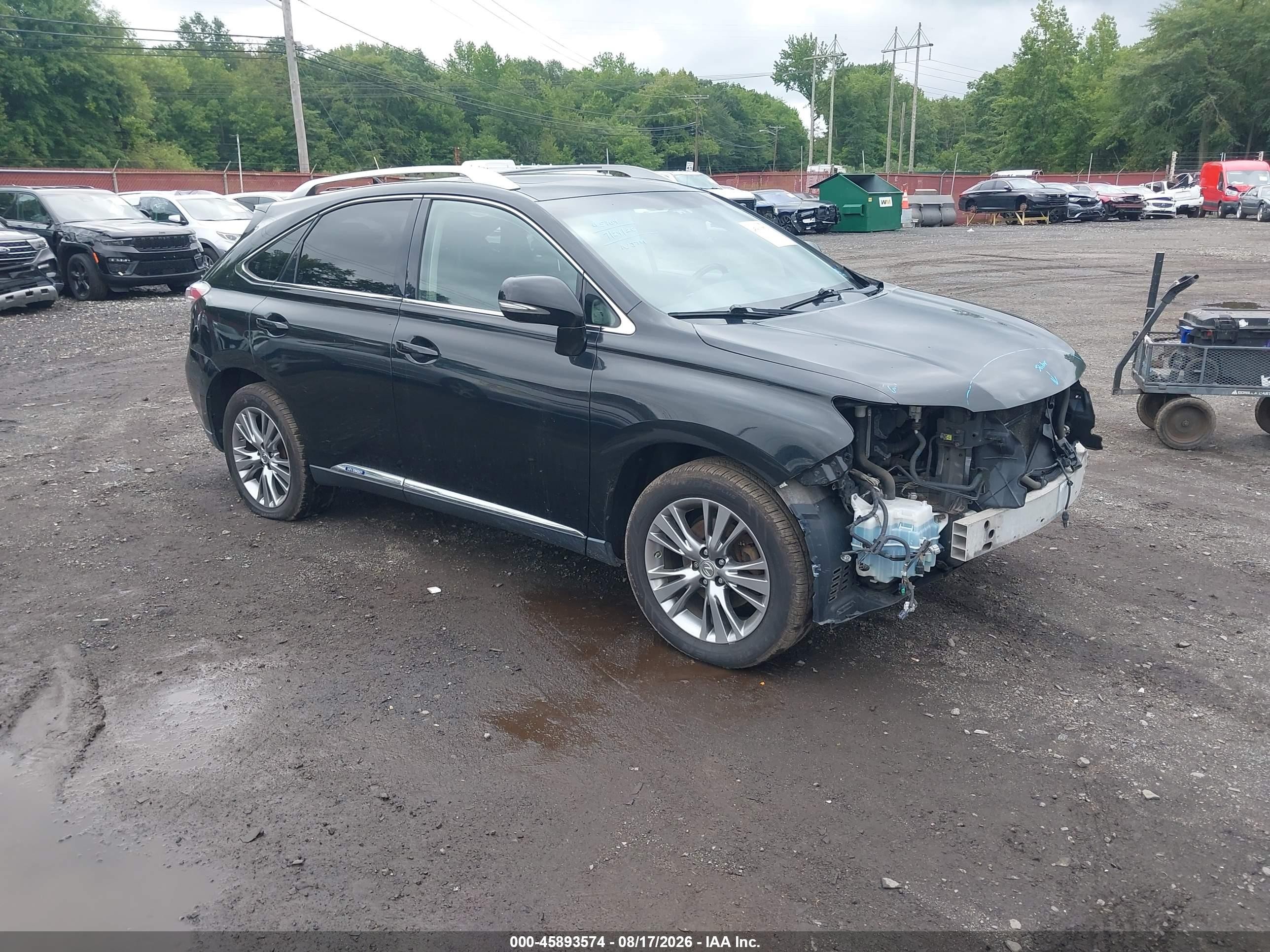 2013 Lexus Rx 450h   Черный vin: JTJBC1BA8D2053094