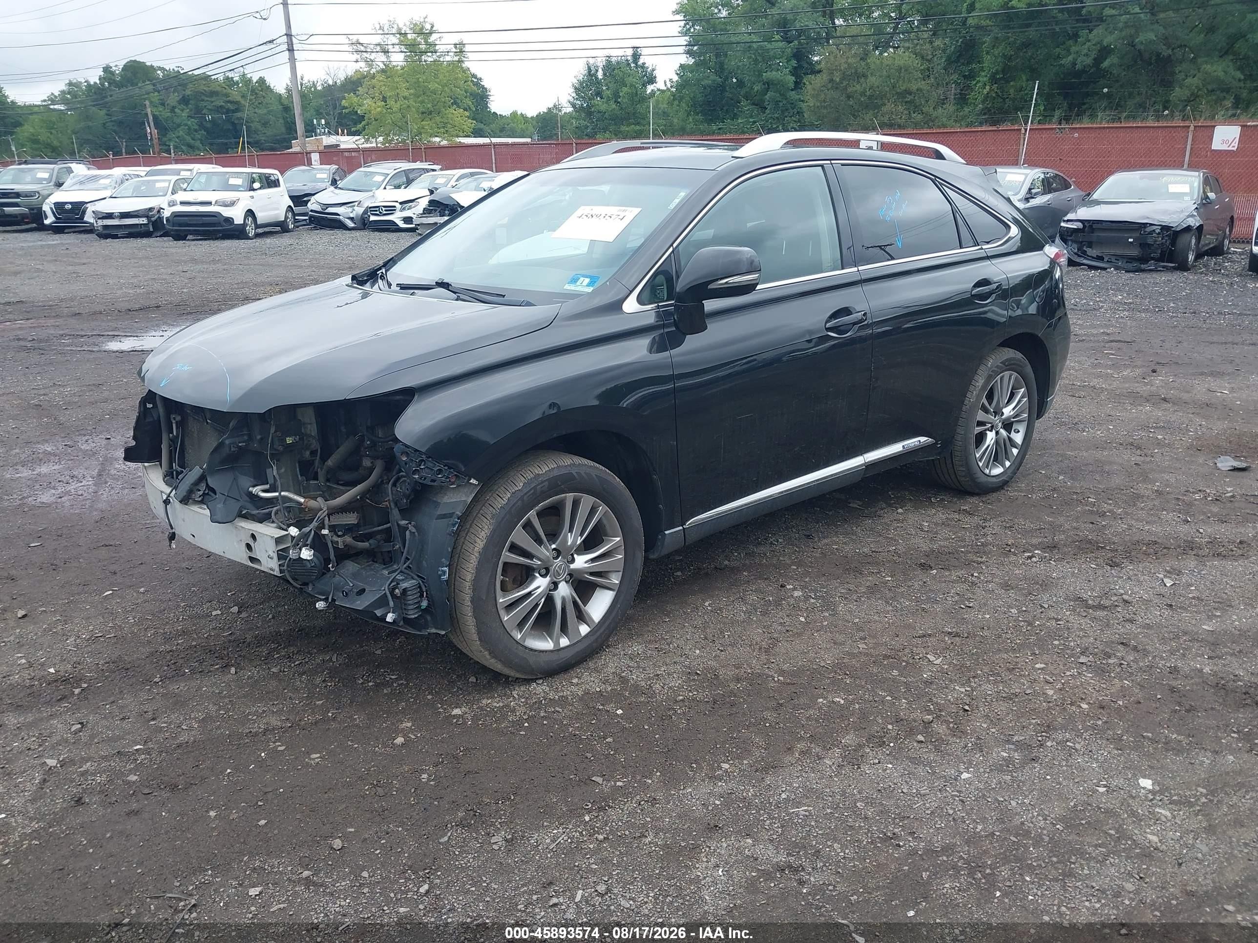 2013 Lexus Rx 450h   Black vin: JTJBC1BA8D2053094