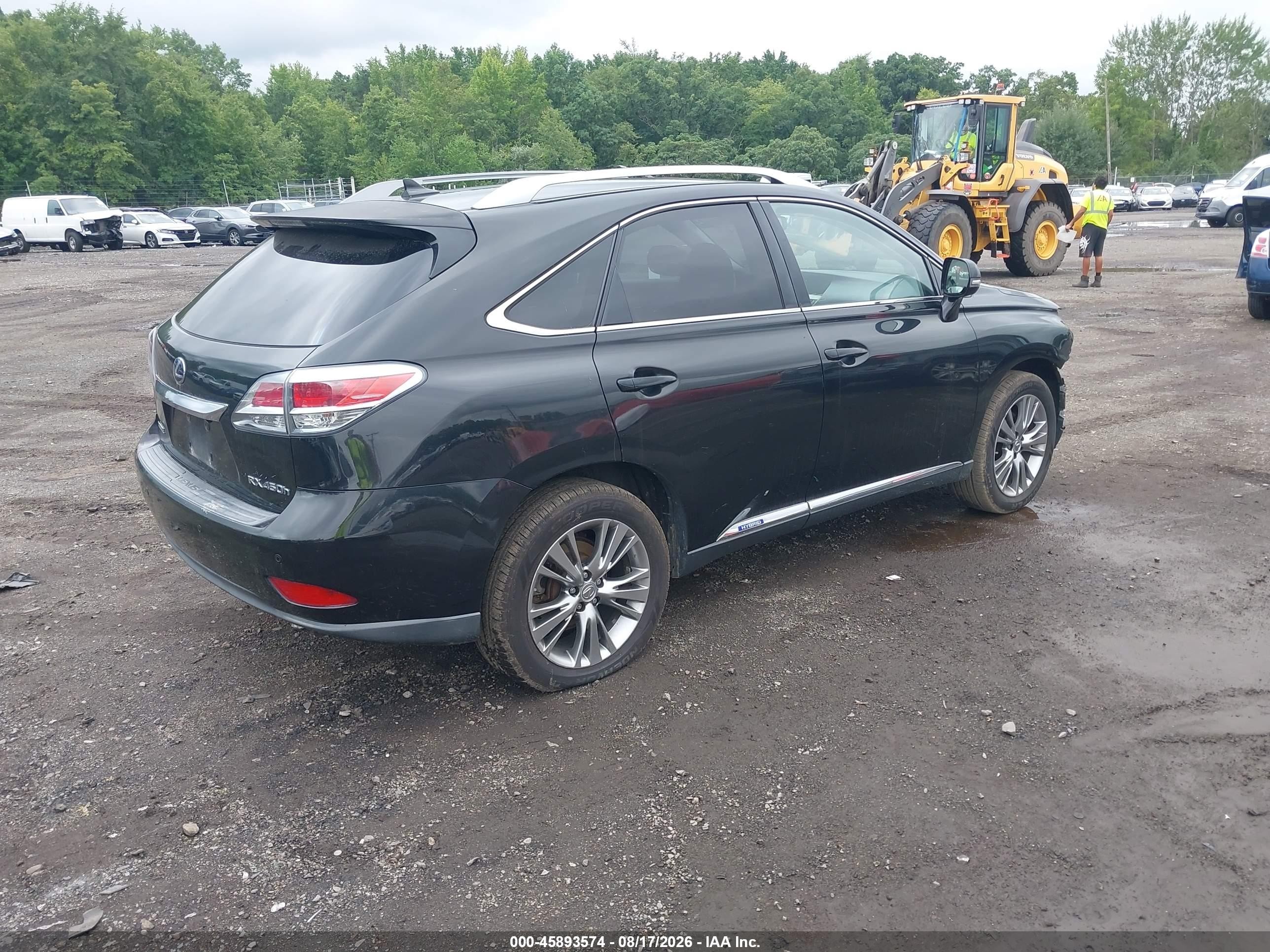 2013 Lexus Rx 450h   Black vin: JTJBC1BA8D2053094
