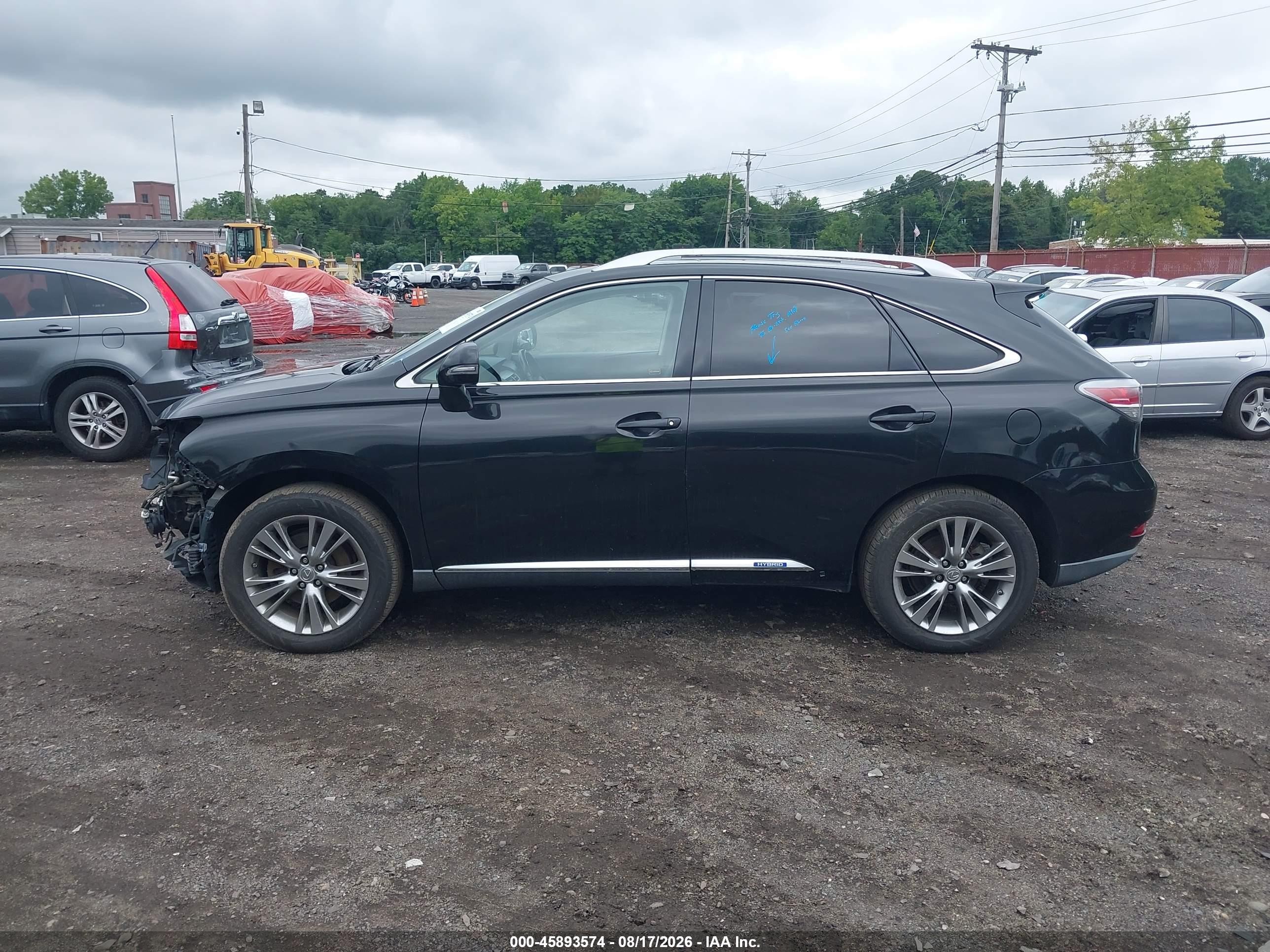 2013 Lexus Rx 450h   Black vin: JTJBC1BA8D2053094