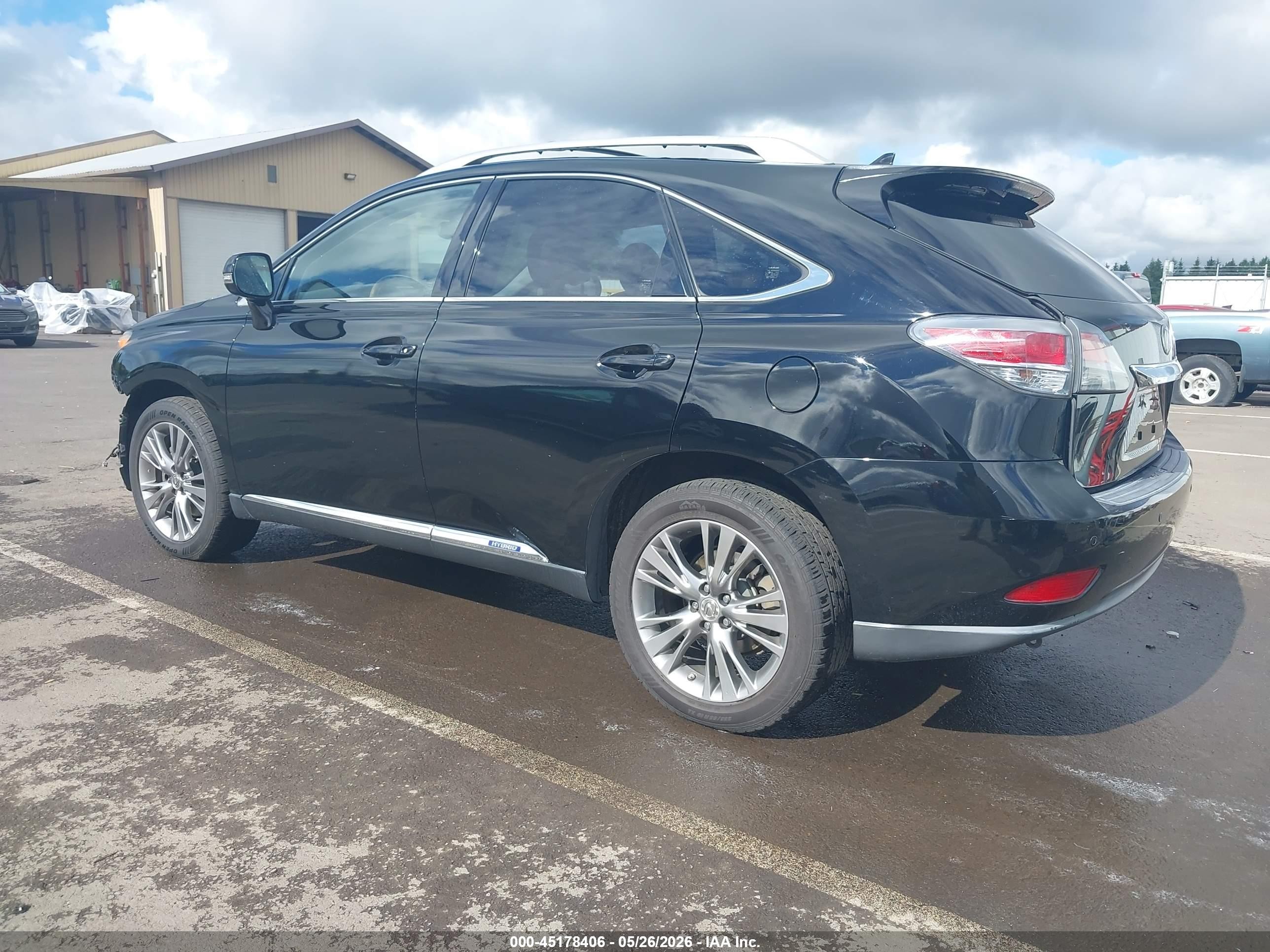 2013 Lexus Rx 450h   Black vin: JTJBC1BA8D2057467