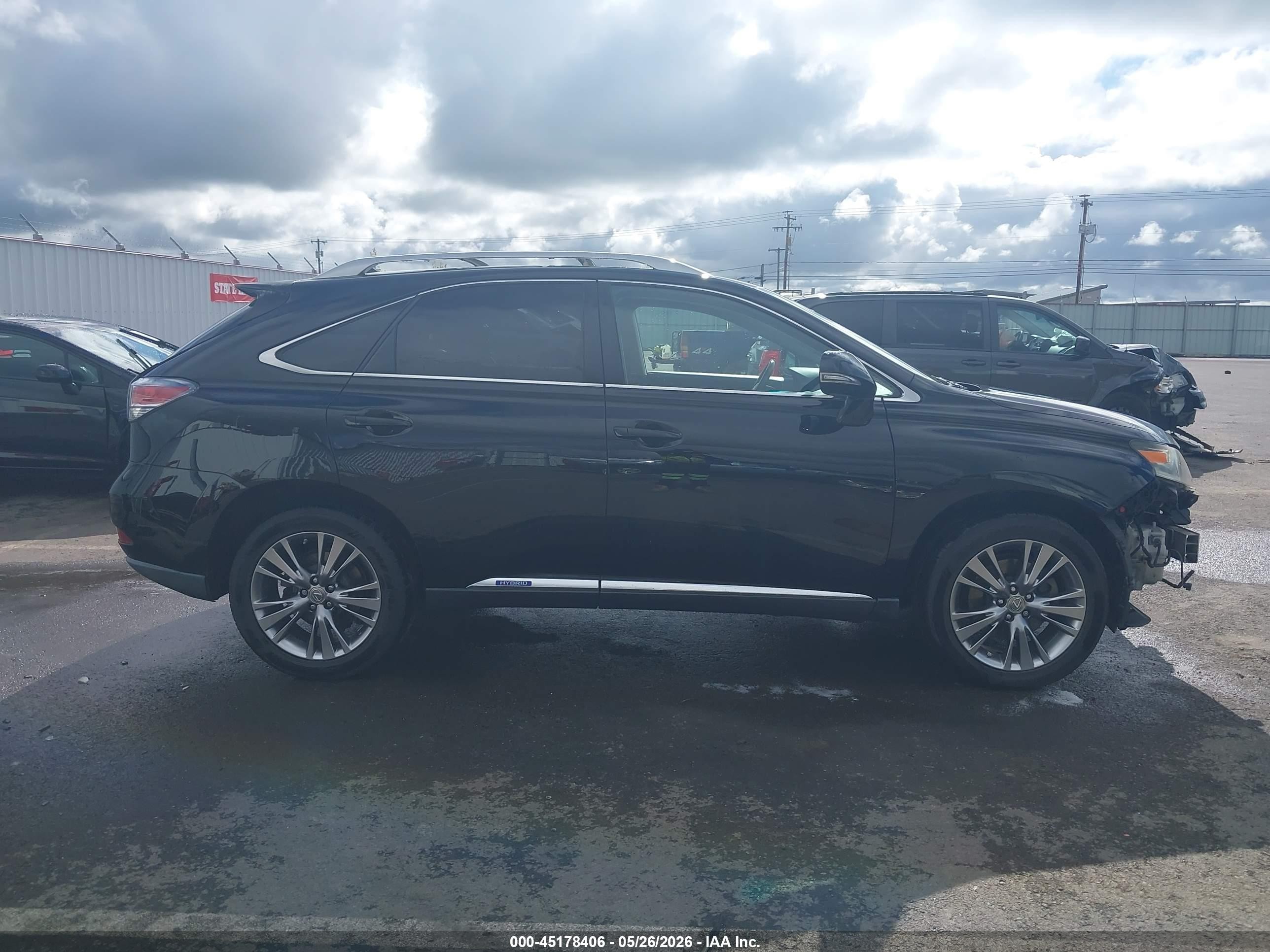 2013 Lexus Rx 450h   Black vin: JTJBC1BA8D2057467