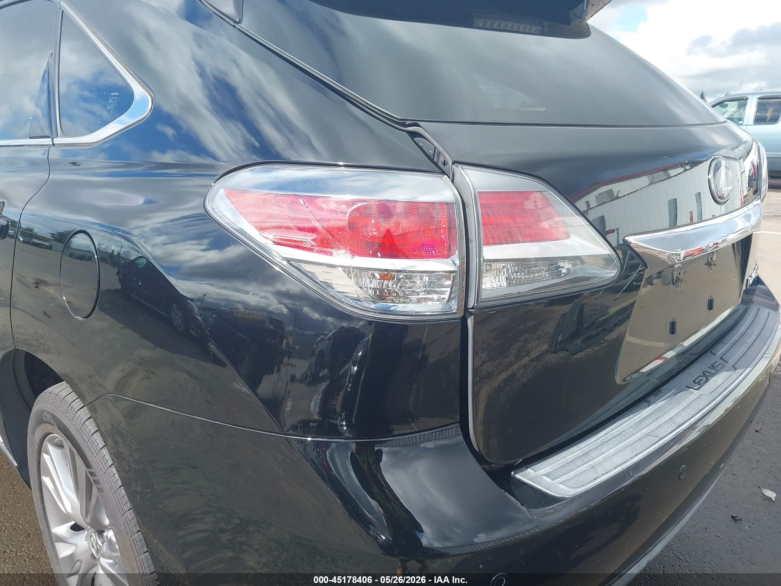 2013 Lexus Rx 450h   Black vin: JTJBC1BA8D2057467