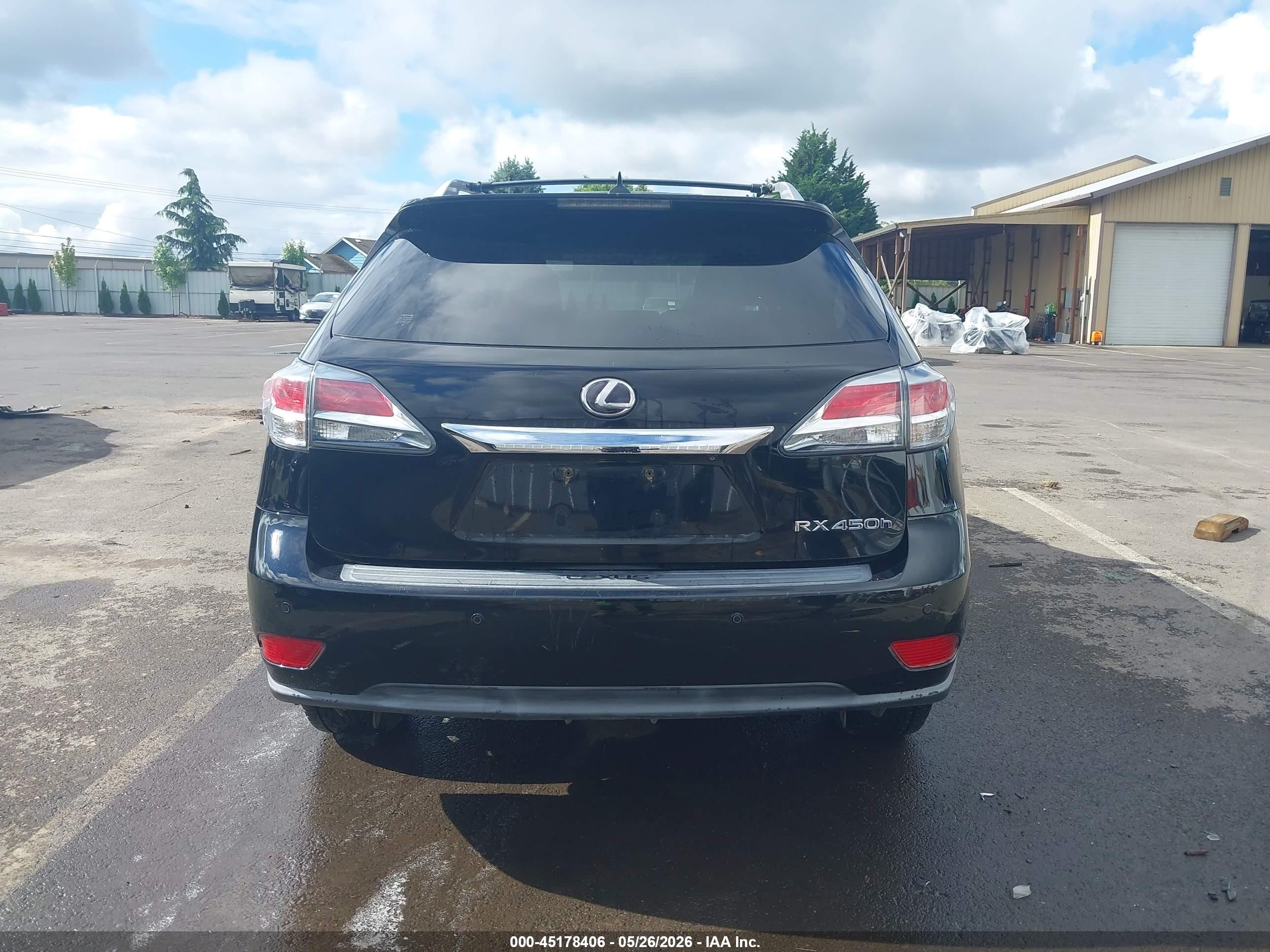 2013 Lexus Rx 450h   Black vin: JTJBC1BA8D2057467