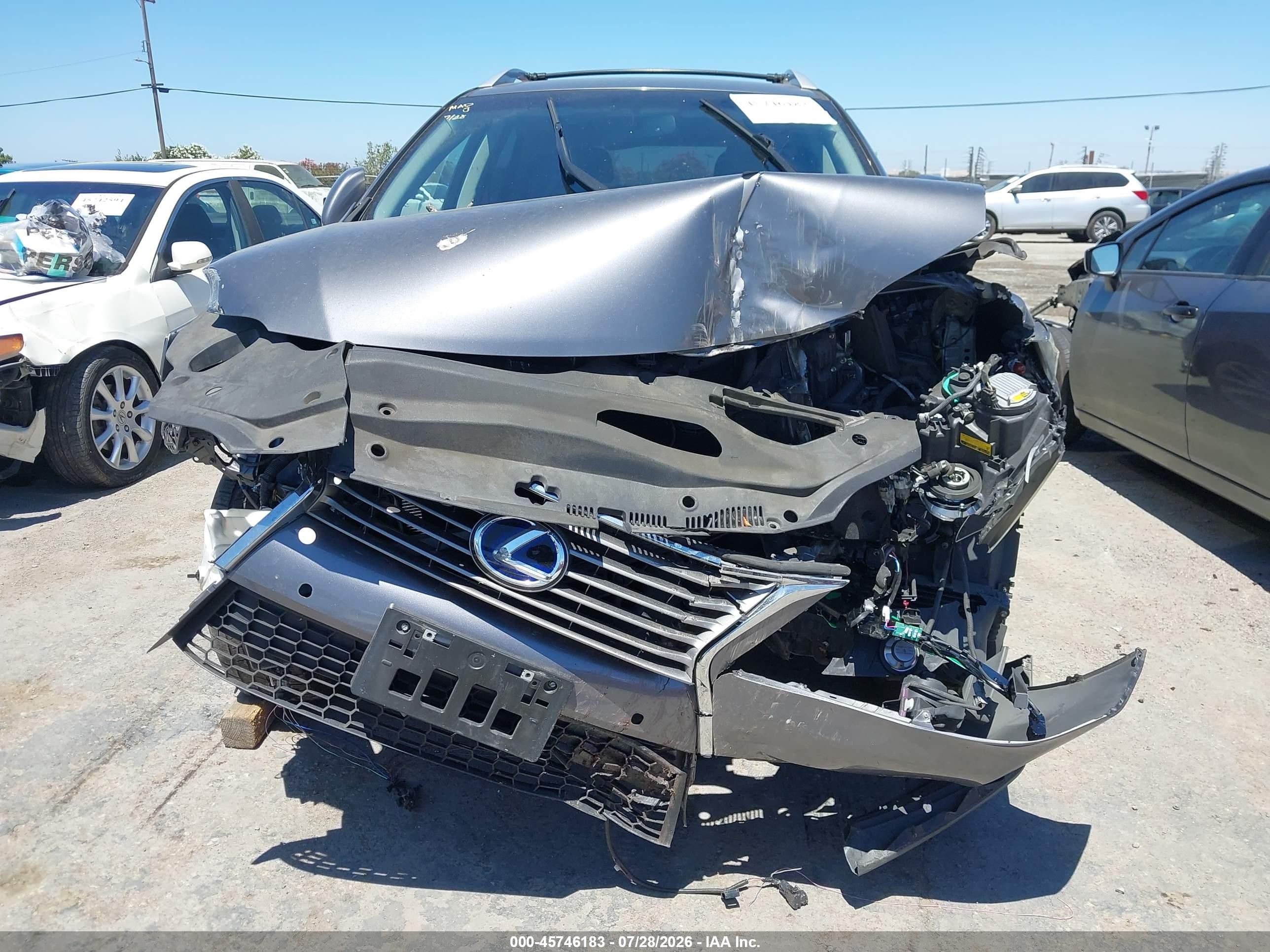 2013 Lexus Rx 450h   Gray vin: JTJBC1BA8D2066511
