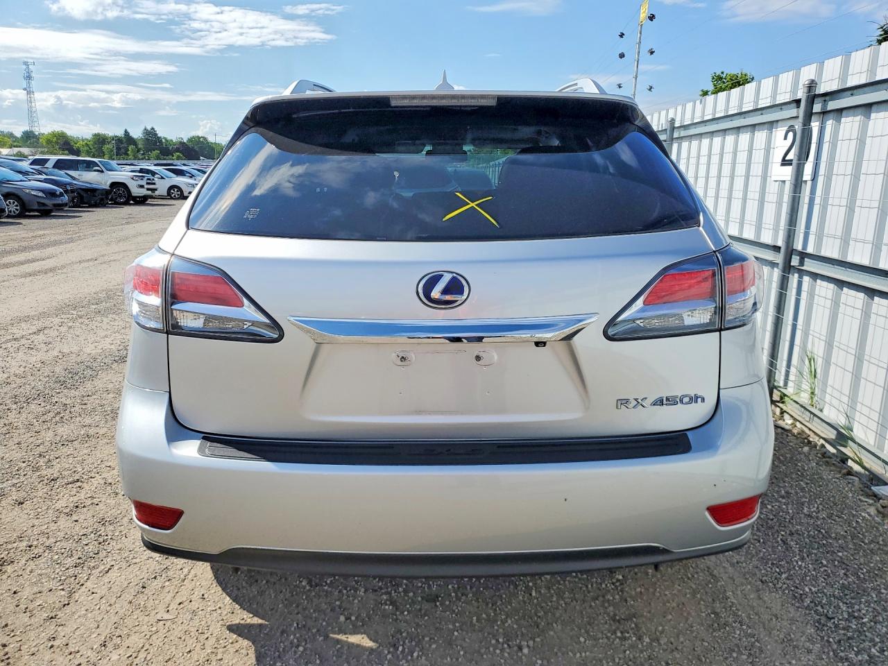 2013 Lexus Rx 450h Silver vin: JTJBC1BA8D2437974