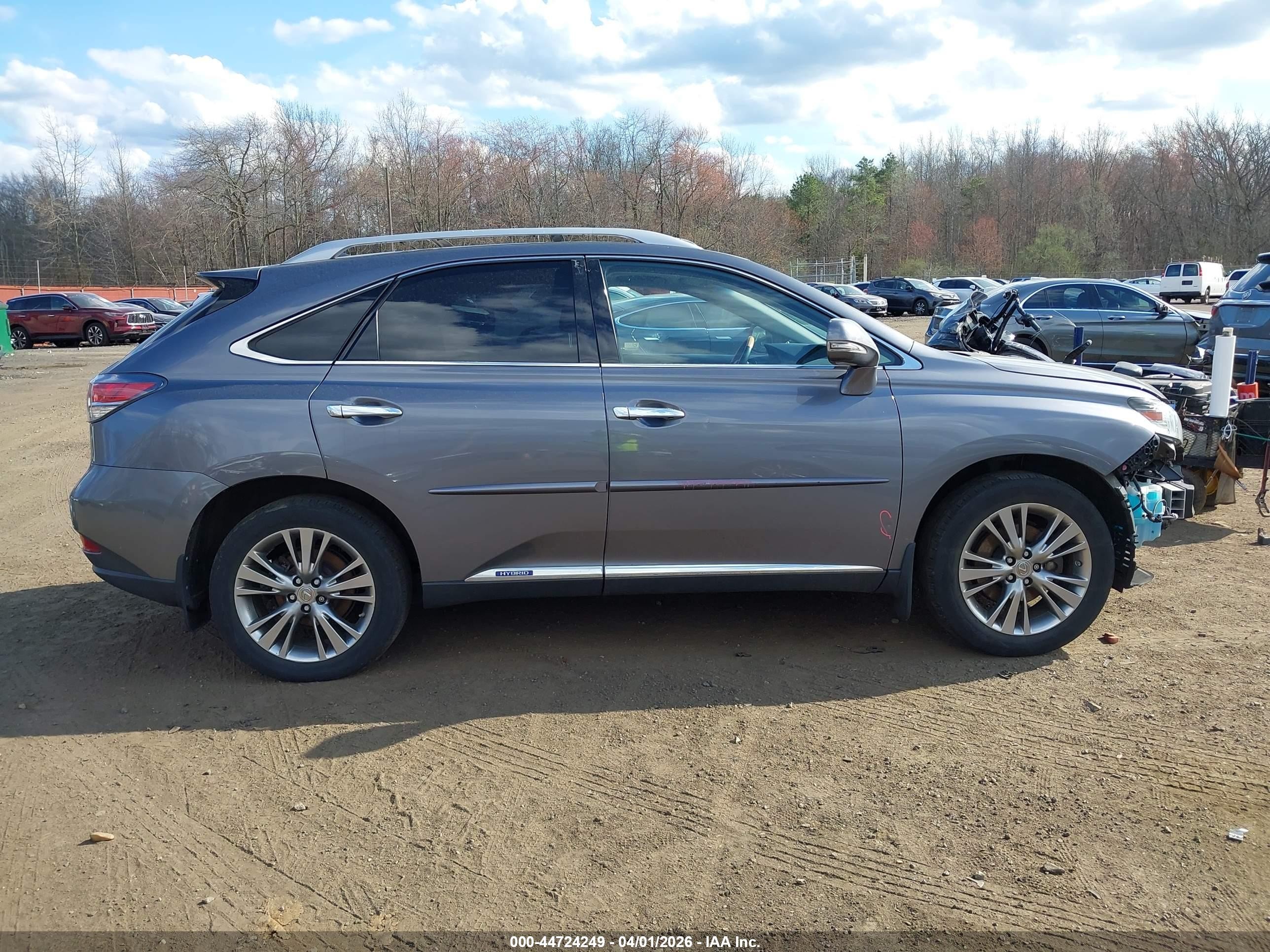 2014 Lexus Rx 450h   Gray vin: JTJBC1BA8E2067840