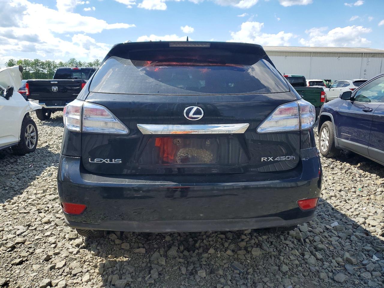 2010 Lexus Rx 450h Black vin: JTJBC1BA9A2004336