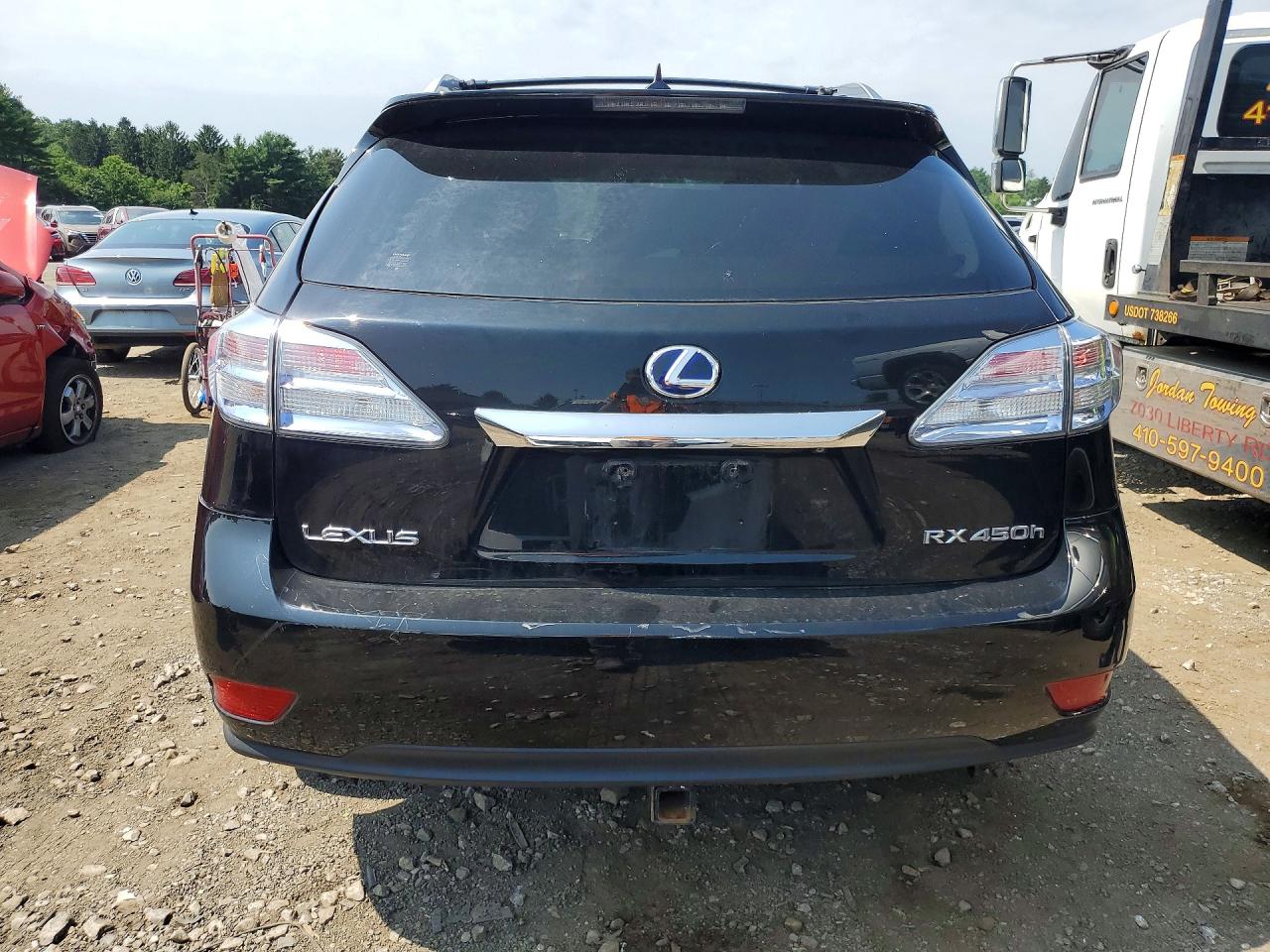 2010 Lexus Rx 450h Черный vin: JTJBC1BA9A2006314