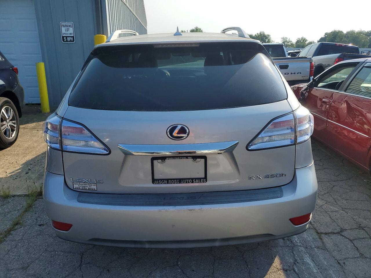 2010 Lexus Rx 450h Base Silver vin: JTJBC1BA9A2014705