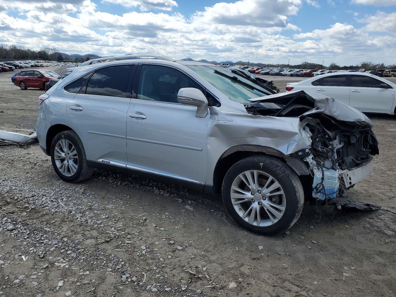 2010 Lexus Rx 450h Base Silver vin: JTJBC1BA9A2014705
