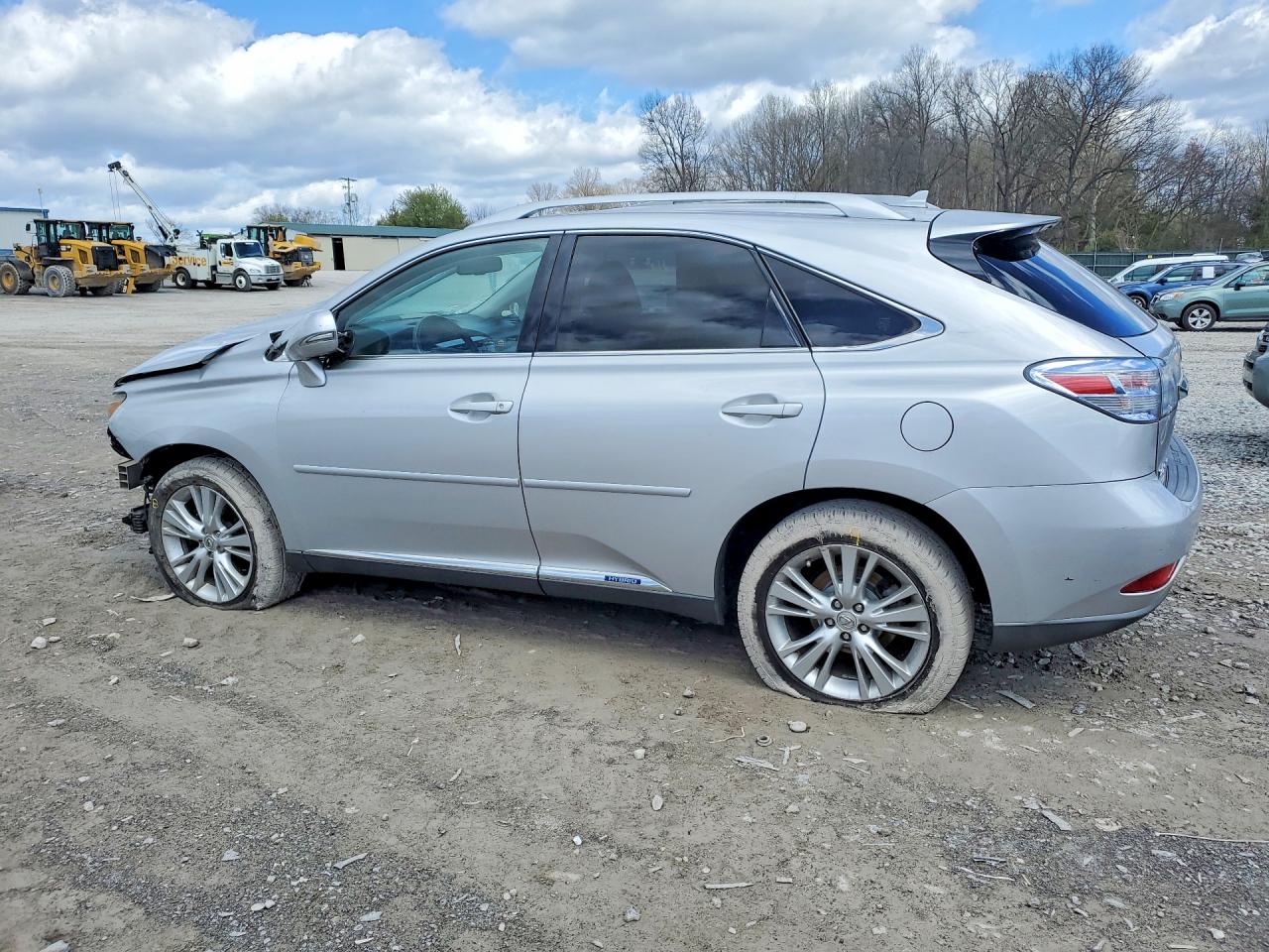 2010 Lexus Rx 450h Base Silver vin: JTJBC1BA9A2014705