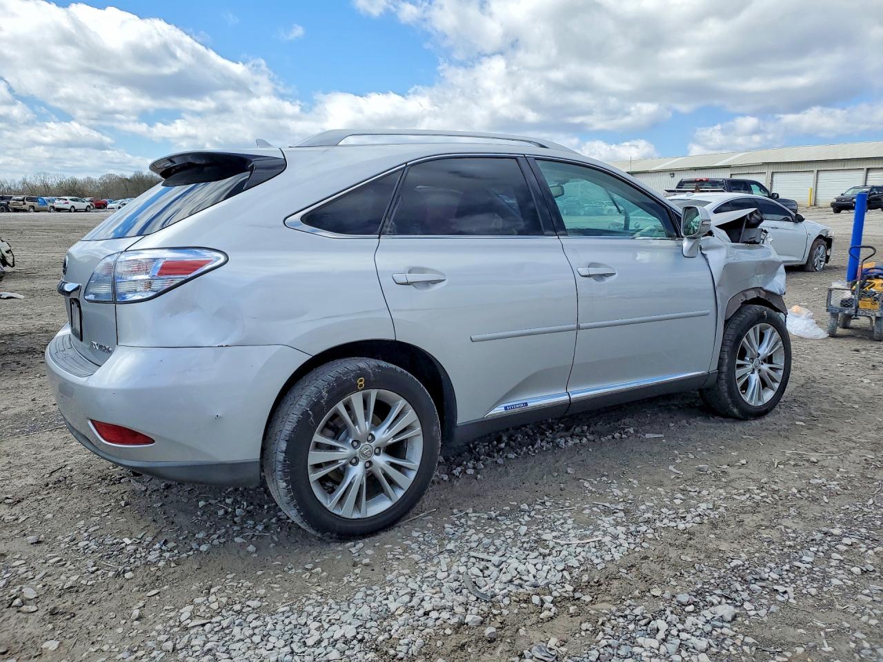 2010 Lexus Rx 450h Base Silver vin: JTJBC1BA9A2014705
