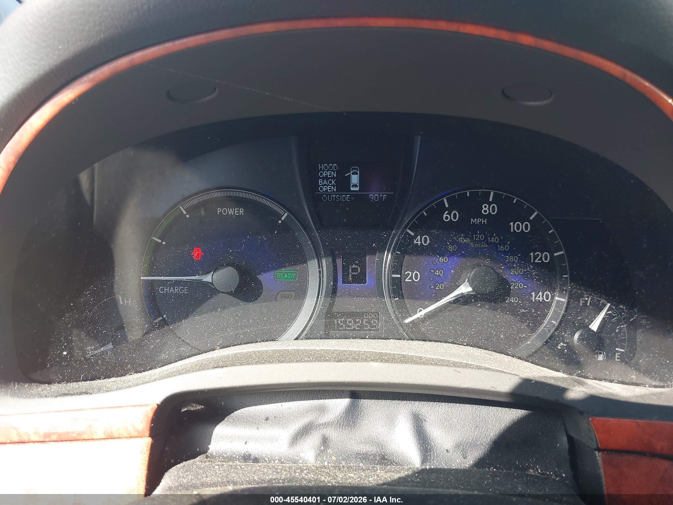 2010 Lexus Rx 450h   Gray vin: JTJBC1BA9A2023906