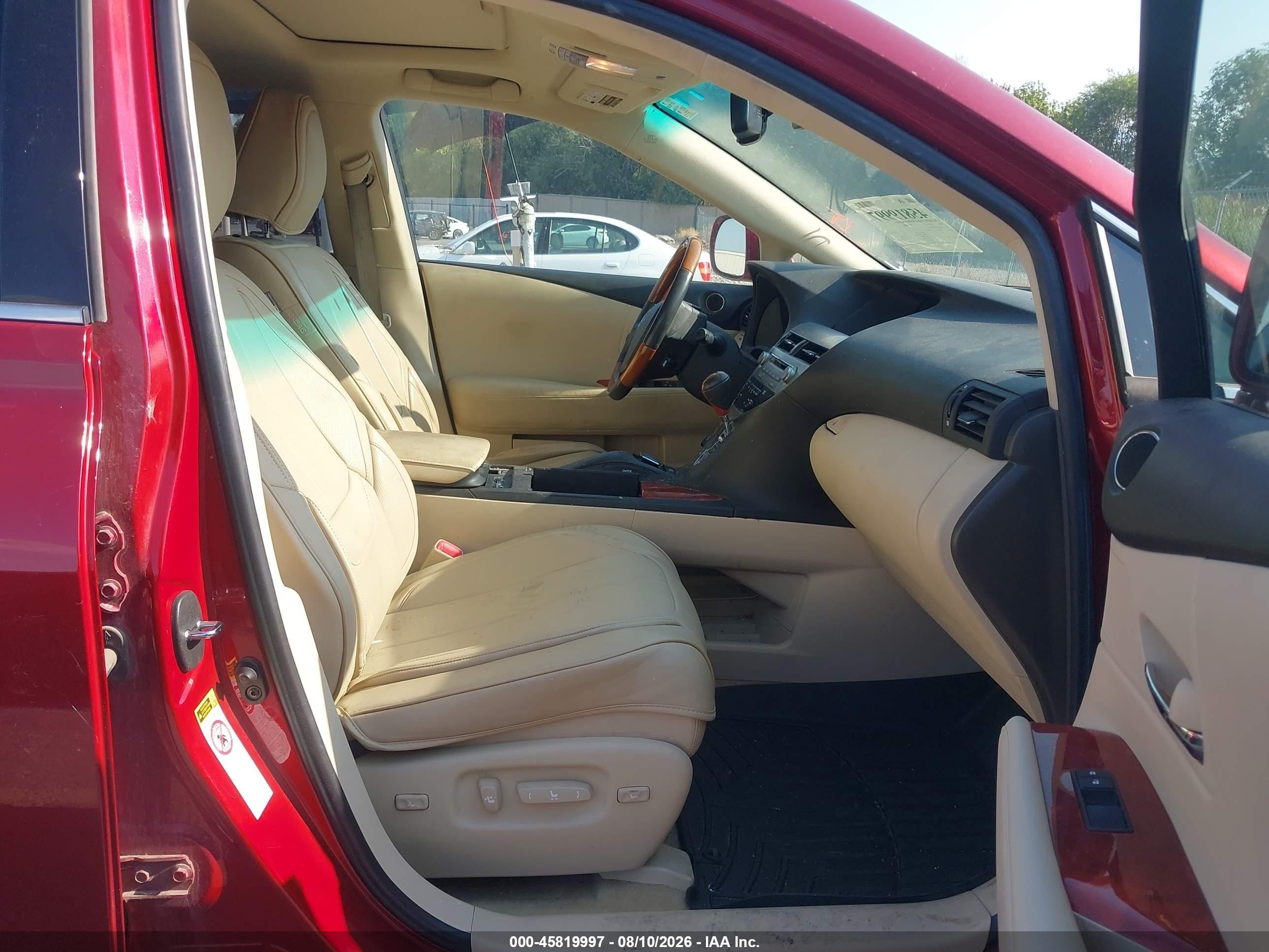 2010 Lexus Rx 450h   Red vin: JTJBC1BA9A2026501
