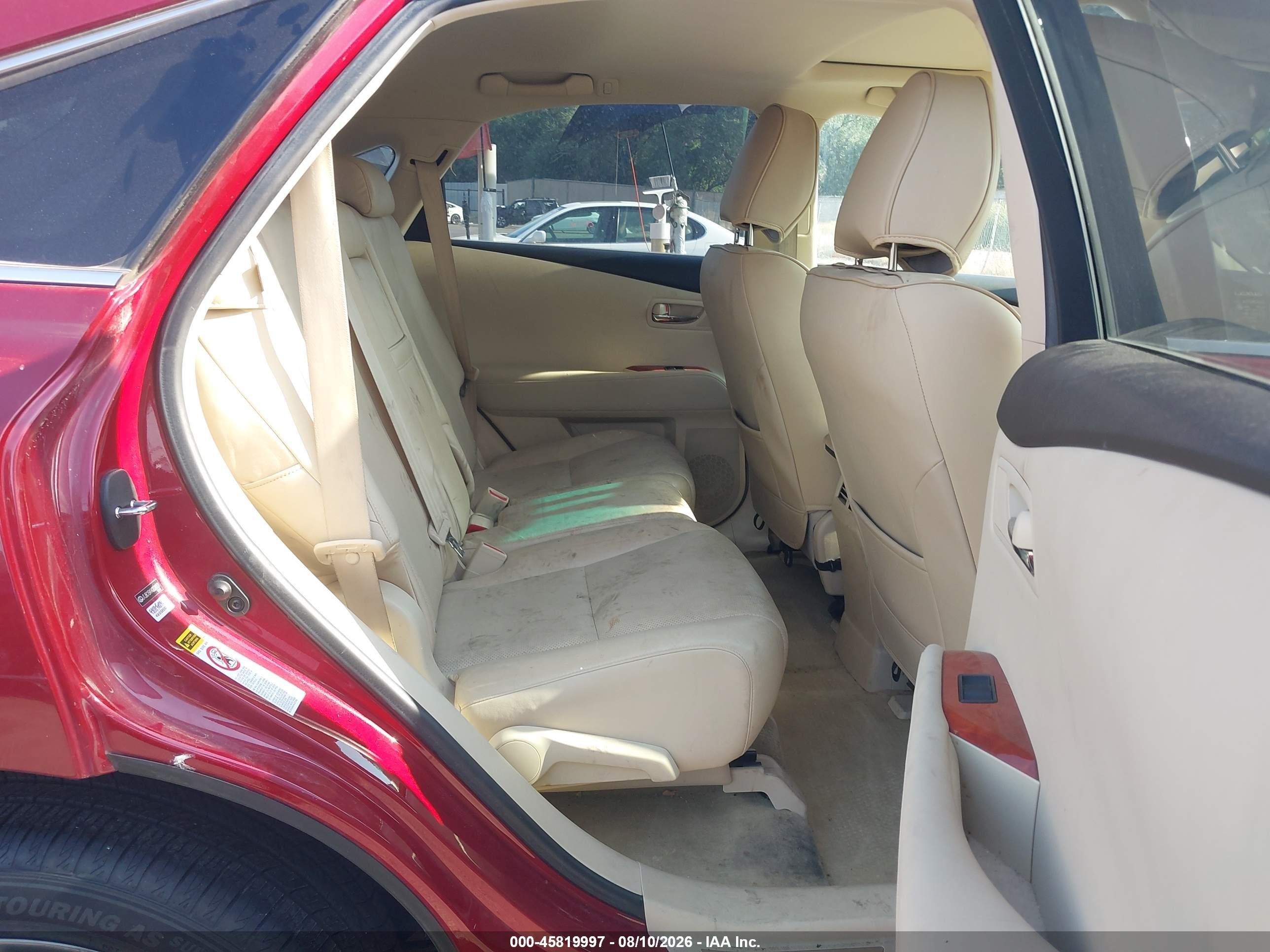 2010 Lexus Rx 450h   Red vin: JTJBC1BA9A2026501