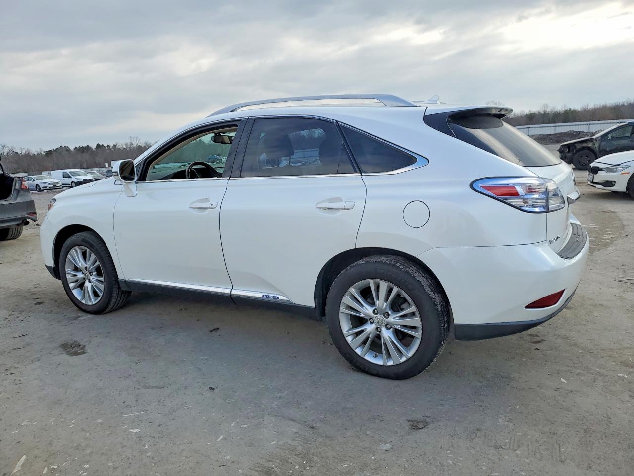 2010 Lexus Rx 450h White vin: JTJBC1BA9A2401173