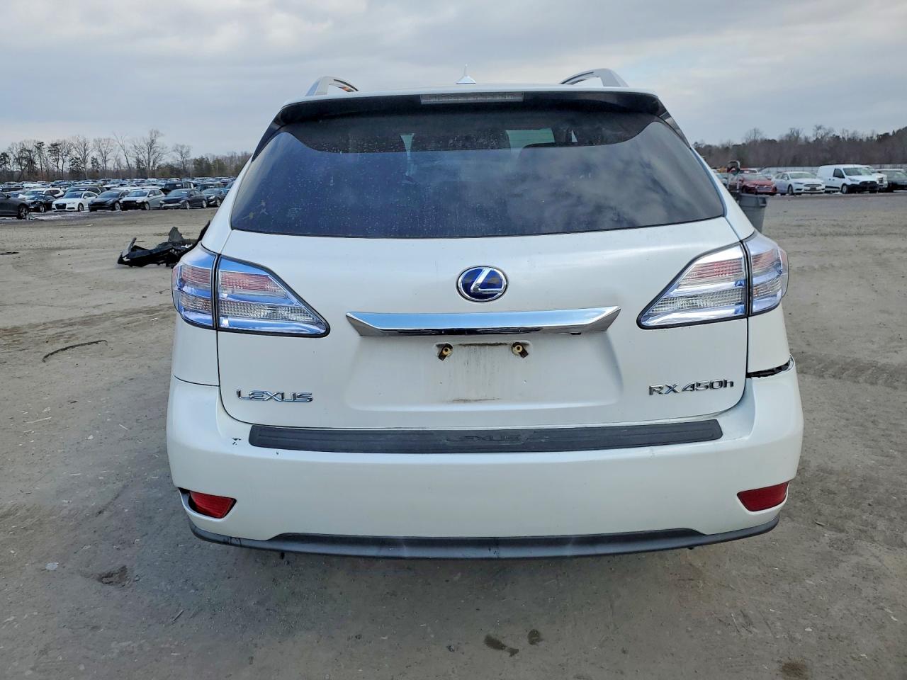 2010 Lexus Rx 450h White vin: JTJBC1BA9A2401173