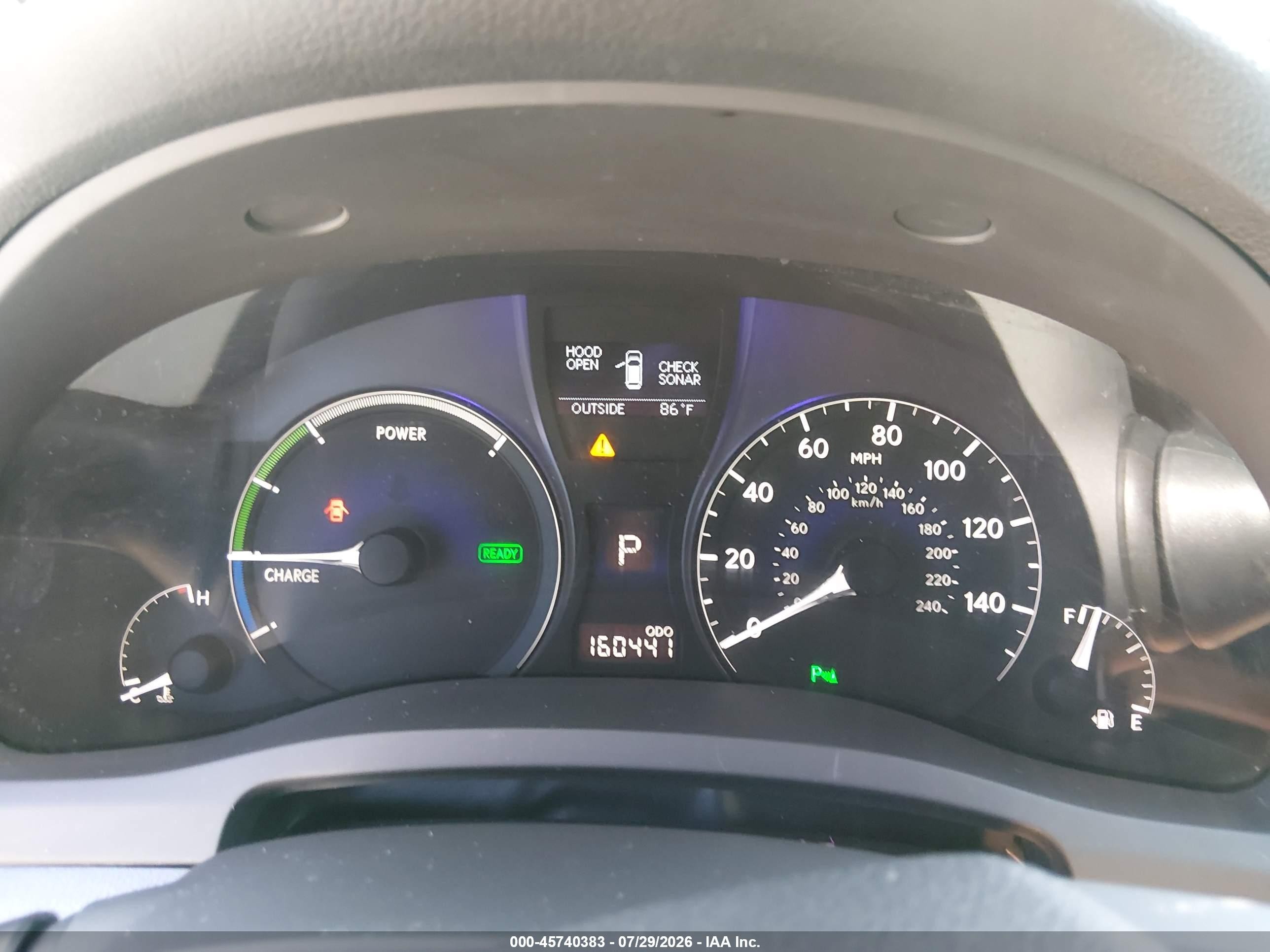 2010 Lexus Rx 450h   Серый vin: JTJBC1BA9A2402503